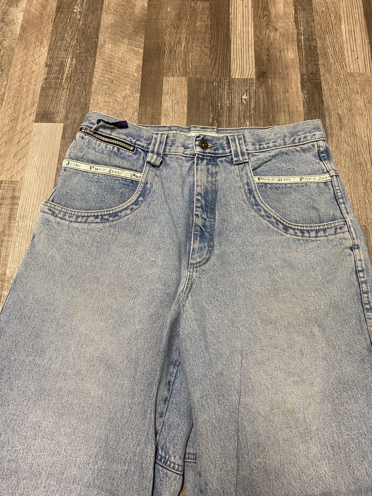 Vintage Vintage Paco Jeans Baggy Embroidered Jnco Y2K Denim girbaud Size US 34 / EU 50 - 4 Thumbnail