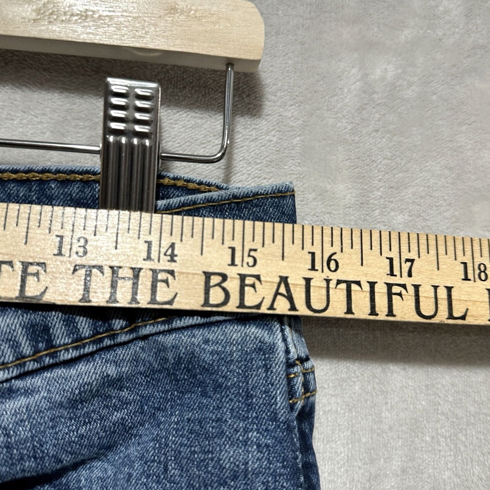 Levi's Levi's Men 527 Slim Bootcut Jeans Blue Size 32 Denim Regular Inseam 32/32 City Distressed Stretch Size US 32 / EU 48 - 7 Thumbnail