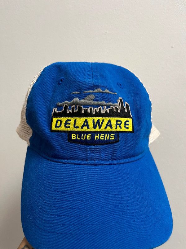 Zephyr Delaware Blue Hens Logo Embroidery Snapback Trucker Cap Size ONE SIZE - 2 Thumbnail