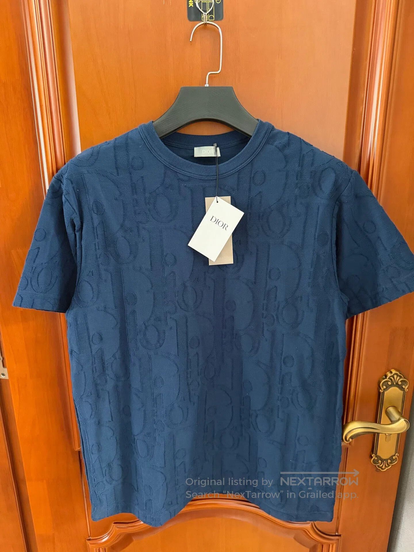 Dior Dior Embroidered Logo Short Sleeve T-Shirt| Size US M / EU 48-50 / 2 - 1 Thumbnail