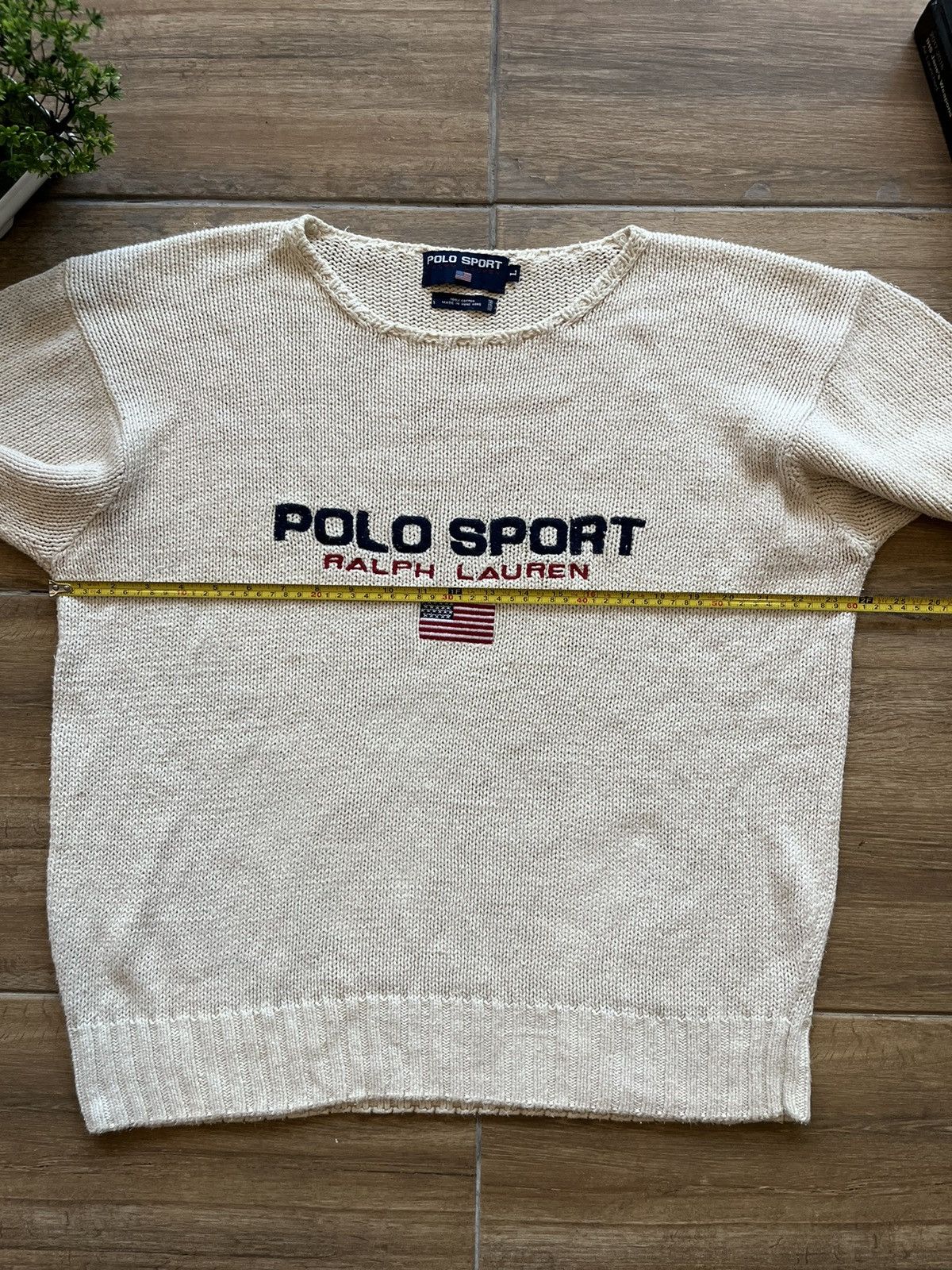 Polo Ralph Lauren × Vintage PoloSport RL Script Knitwear Size US L / EU 52-54 / 3 - 6 Thumbnail