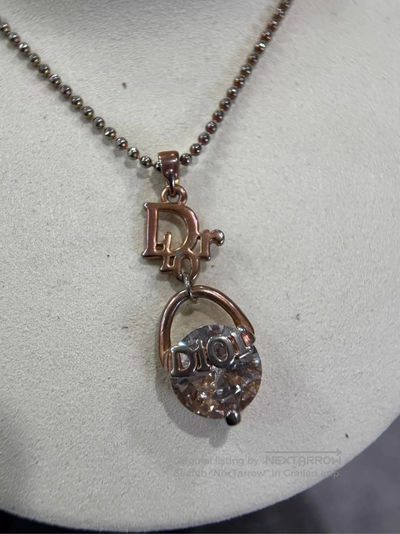 Dior Dior Vintage Necklace. Size ONE SIZE - 2 Thumbnail