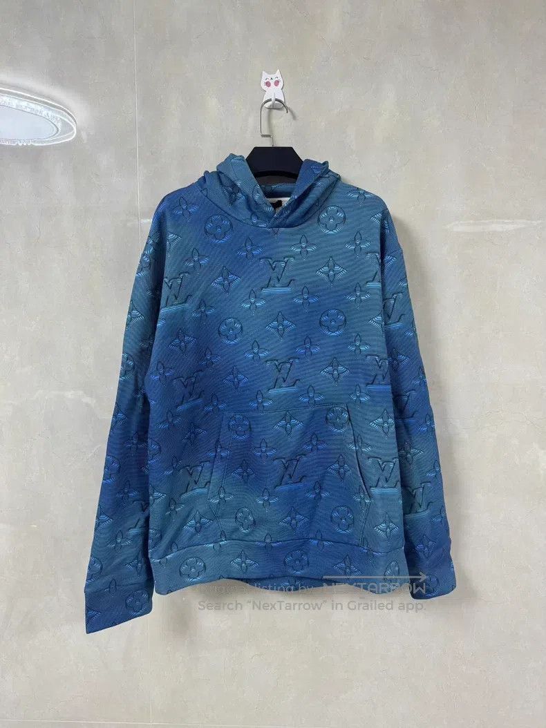 Louis Vuitton Louis Vuitton Warm full printed line logo hoodie Size US XL / EU 56 / 4 - 1 Thumbnail