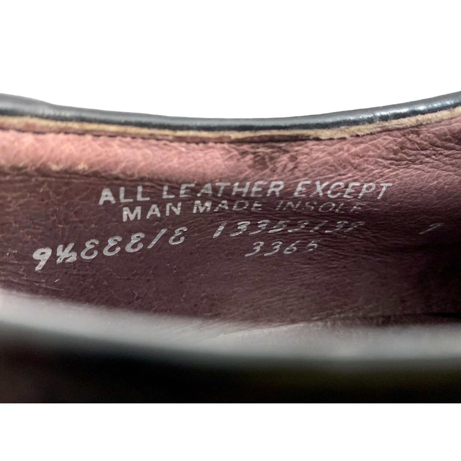 Genuine Leather × Vintage Vintage Hanover Black Leather Wingtips Longwings | 9.5 EEE Size US 9.5 / EU 42-43 - 9 Thumbnail