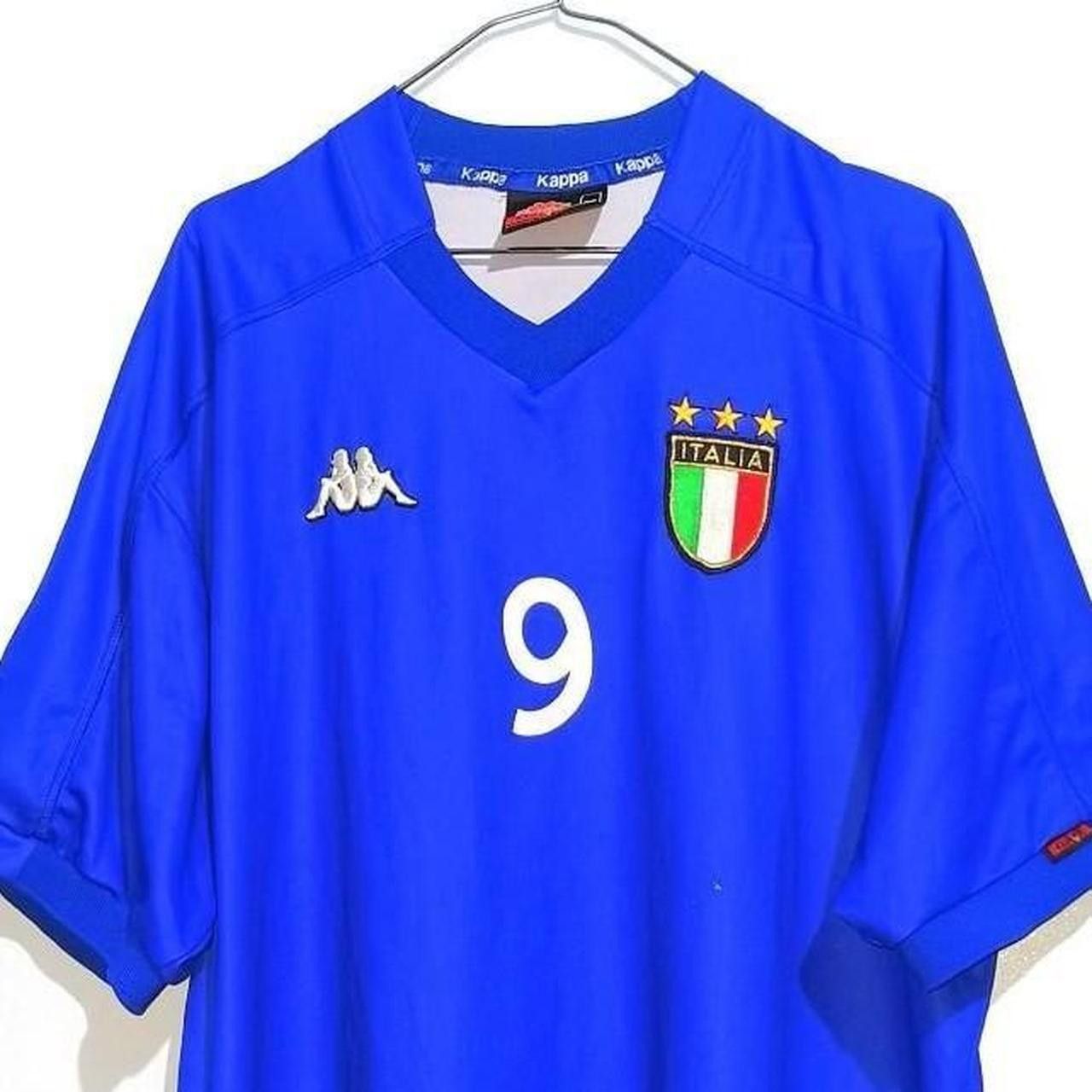 Kappa Italy 1999 2000 Home Shirt Euro Calcio Seria A INZAGHI Size US XXL / EU 58 / 5 - 1 Thumbnail