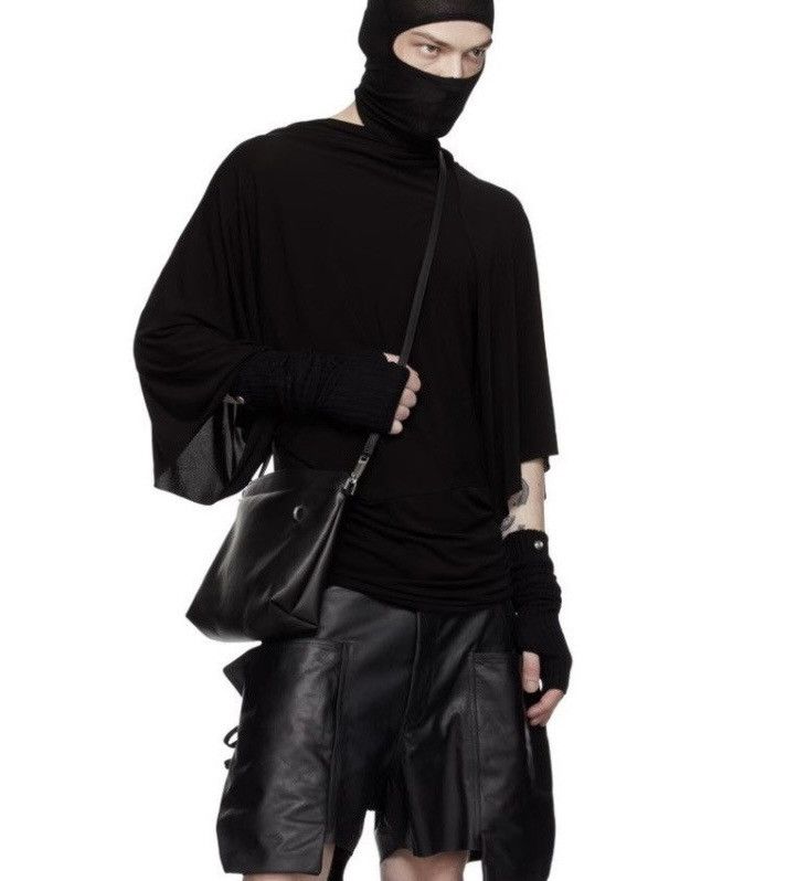 Rick Owens Rick Owens Luxor Black Gimp 4 Eyelet Hole Mask | Grailed