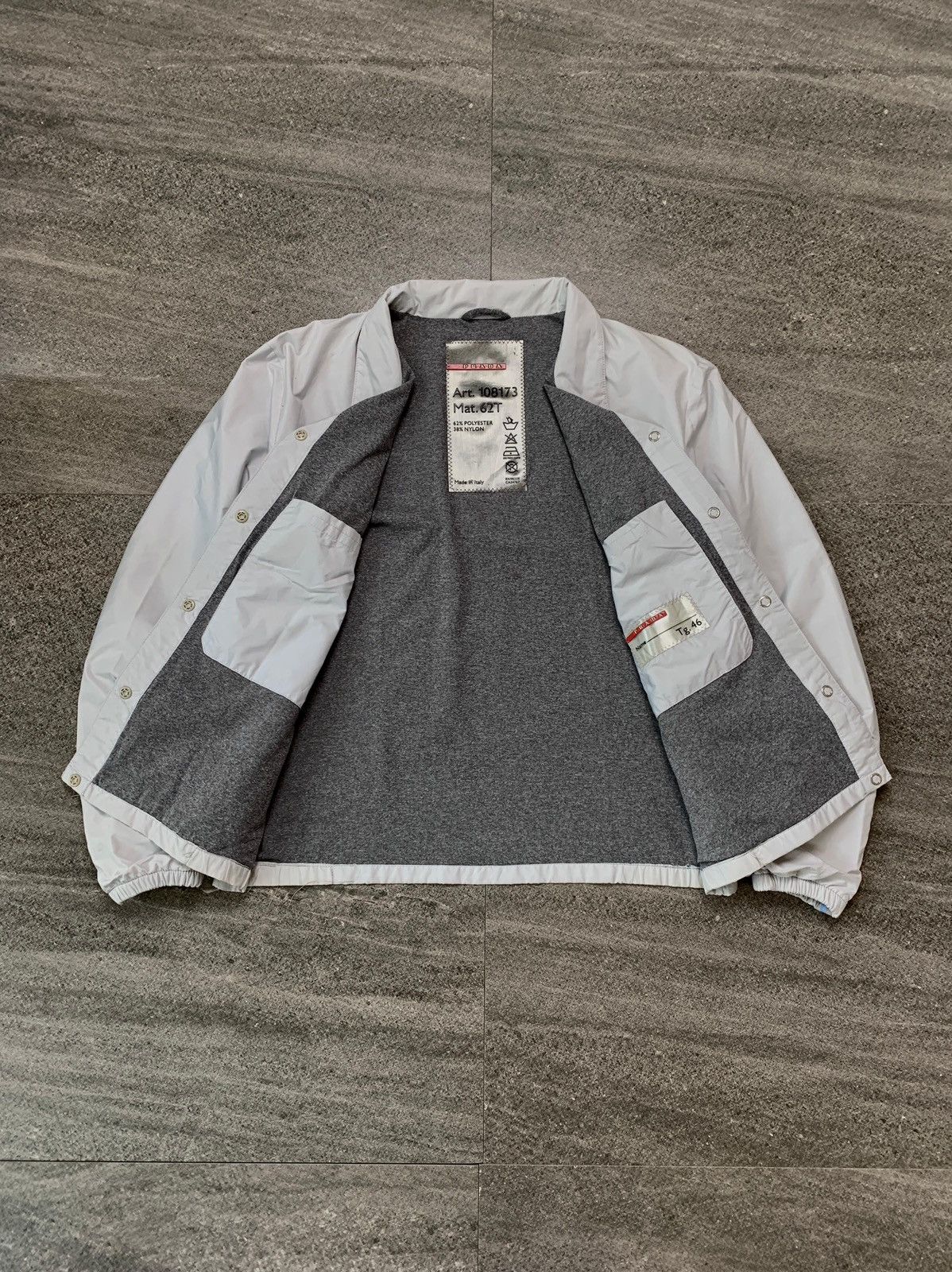 Prada FREE TAX! 2000s Paneled Nylon Jacket Size L / US 10 / IT 46 - 5 Thumbnail