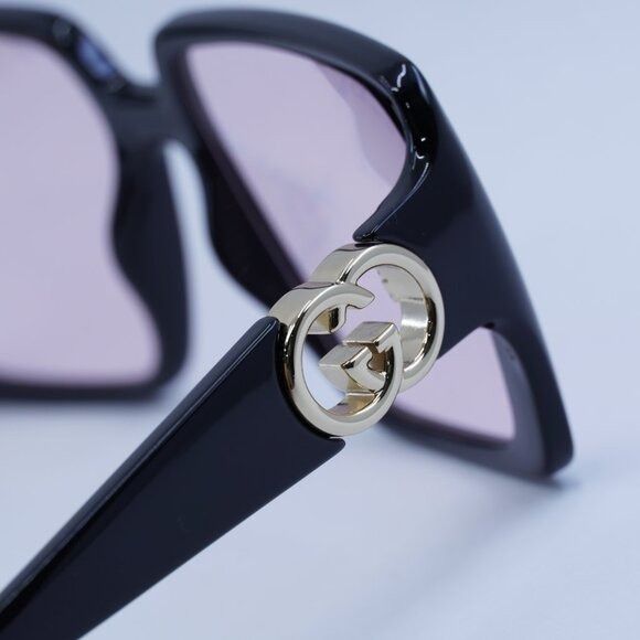 Gucci 🕶️ New Gucci GG1692S 006 Sunglasses - Black Frame Size ONE SIZE - 5 Thumbnail