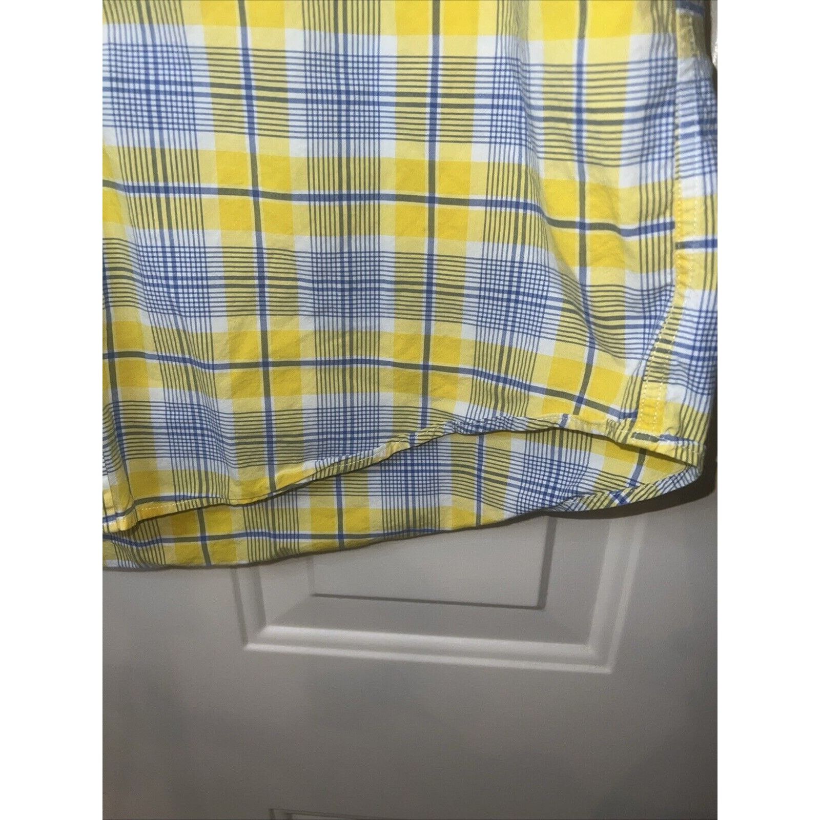 Tommy Hilfiger Tommy Hilfiger Men’s Short Sleeve Plaid Button Shirt Large Size US L / EU 52-54 / 3 - 4 Thumbnail