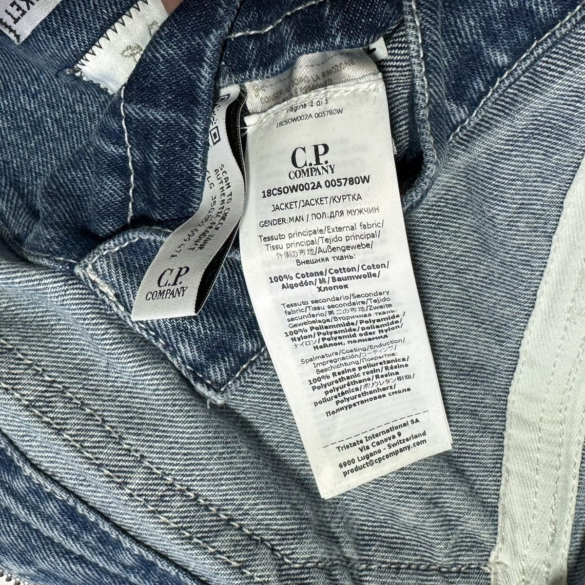 C.P. Company × Palace C.P. Company x Palace Denim Jacket Size M Size US M / EU 48-50 / 2 - 8 Thumbnail