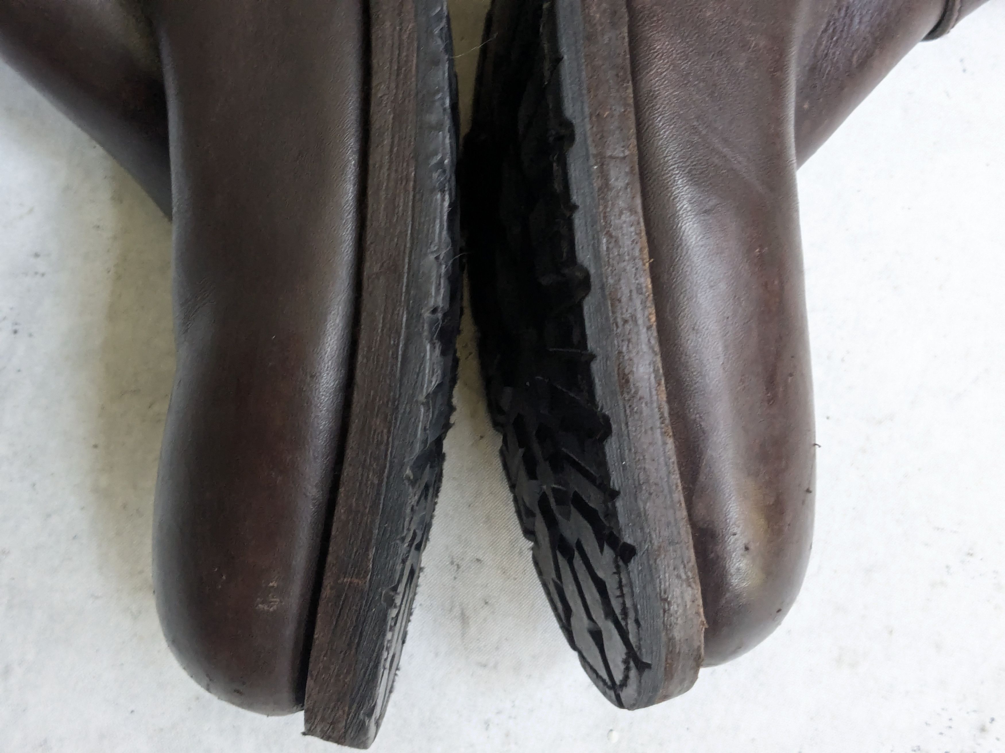 Frye Frye Engineer Boots Brown 11.5 M Leather Buckle Strap Size US 11.5 / EU 44-45 - 13 Thumbnail