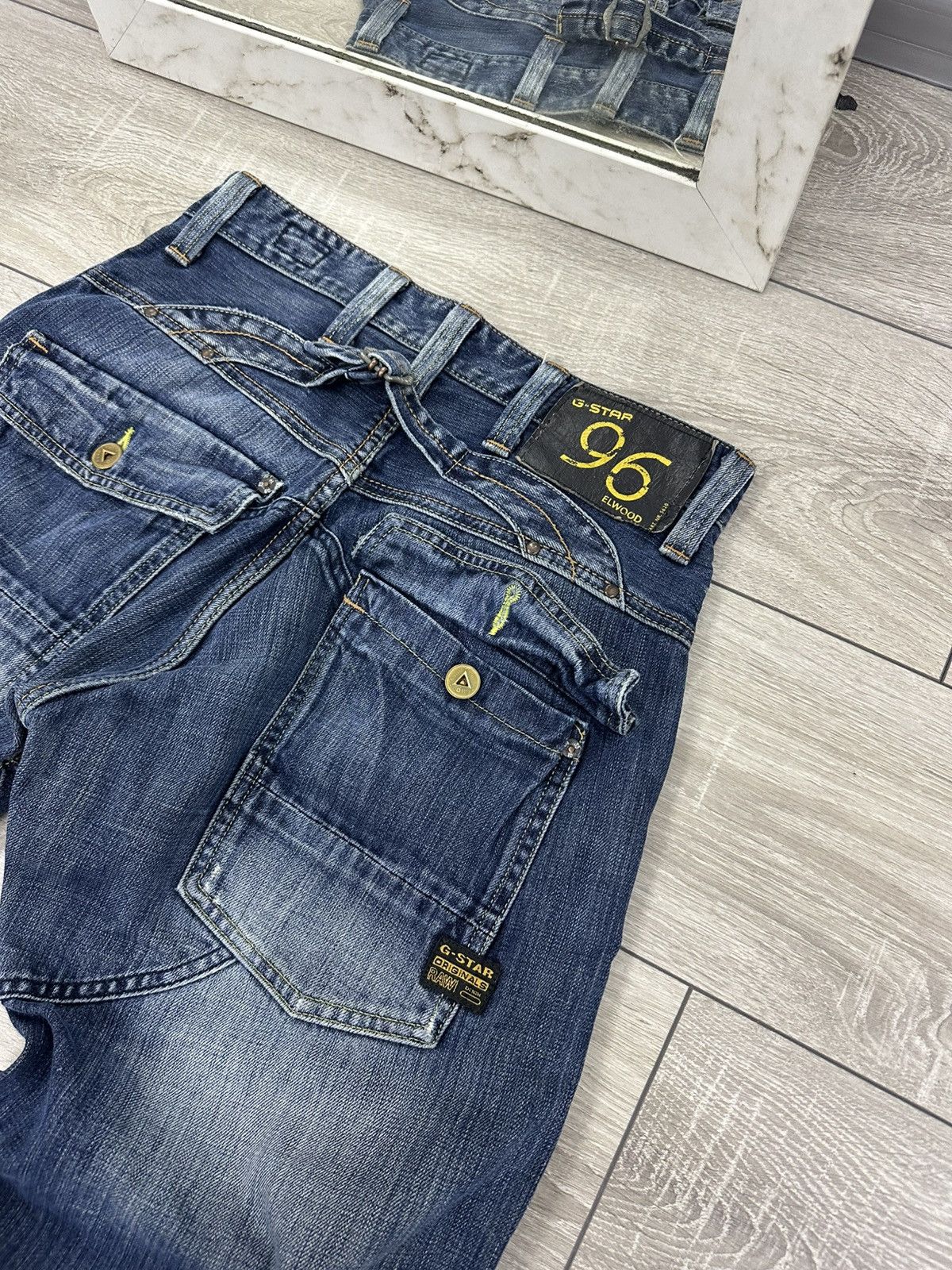 G-Star G-Star Raw 96 Vintage Y2K Jeans Distressed Baggy Size US 32 / EU 48 - 7 Thumbnail