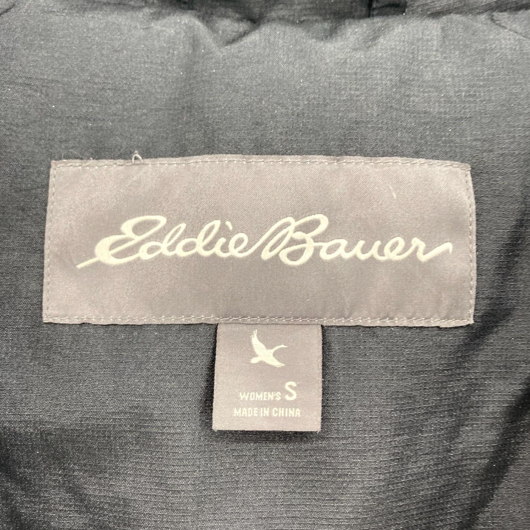 Eddie Bauer Eddie Bauer Goose Down Puffer Jacket Women's Small Black Quilted Utility Pocket Jacket Size S / US 4 / IT 40 - 4 Thumbnail