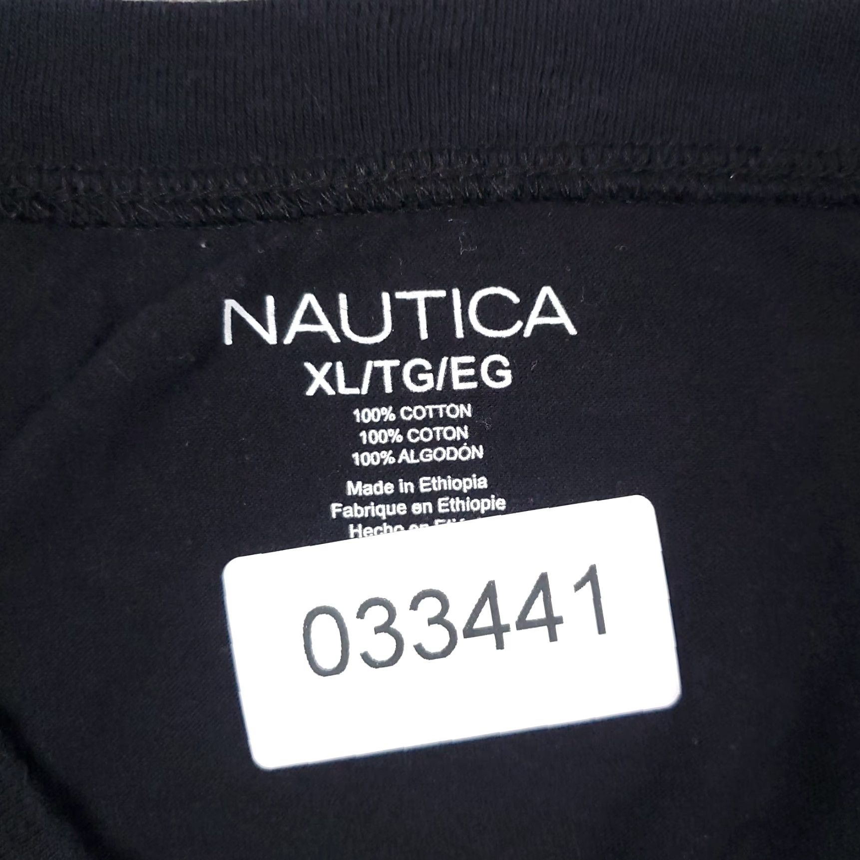 Nautica Nautica T-Shirt Mens XL Black Logo Classic Casual Short Sleeve Crew Neck Cotton T-Shirt Mens XL Black Nautica Shirt Size US XL / EU 56 / 4 - 6 Thumbnail