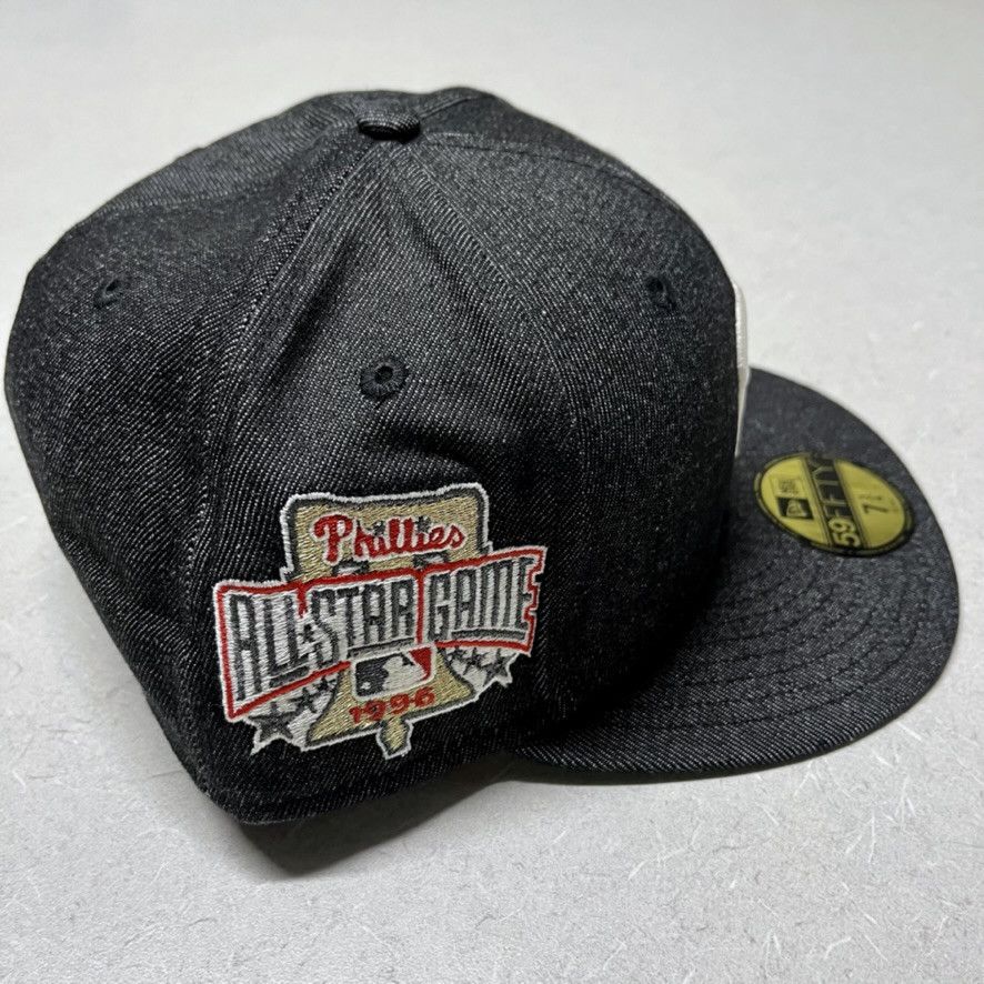 New Era Philadelphia Phillies 1996 ASG Patch New Era Denim Hat 7 3/4 Size ONE SIZE - 3 Thumbnail