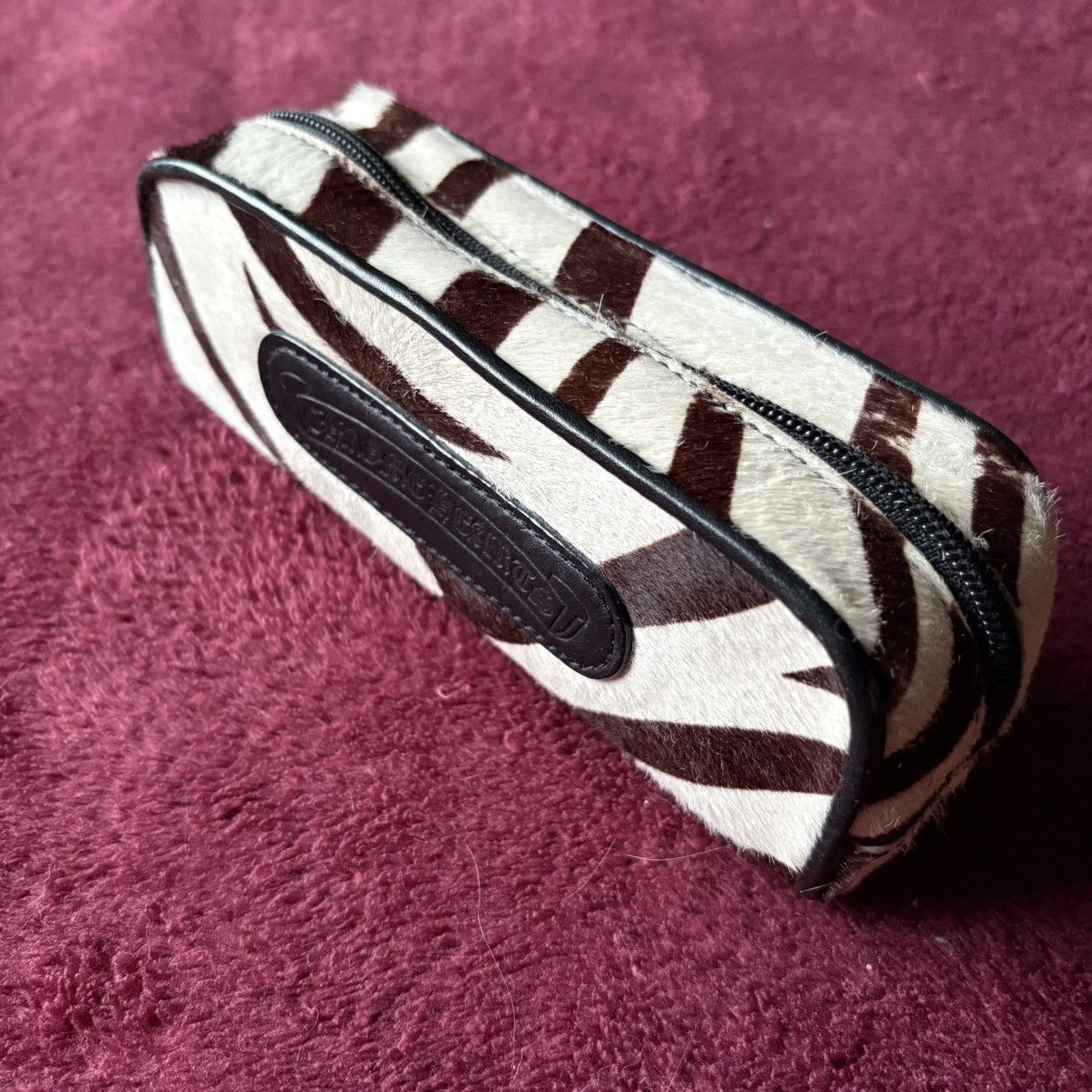 Chrome Hearts Chrome Hearts Zebra Pony Hair Glasses Case Size ONE SIZE - 2 Thumbnail