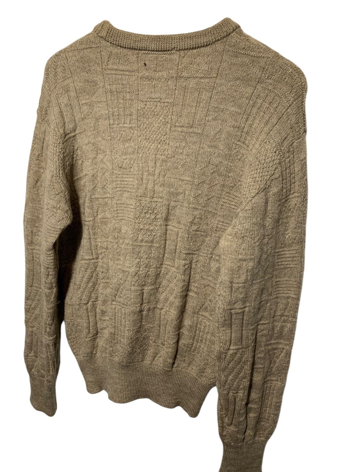 Balenciaga Balenciaga cable knit pattern mocha sweater Size US M / EU 48-50 / 2 - 8 Thumbnail