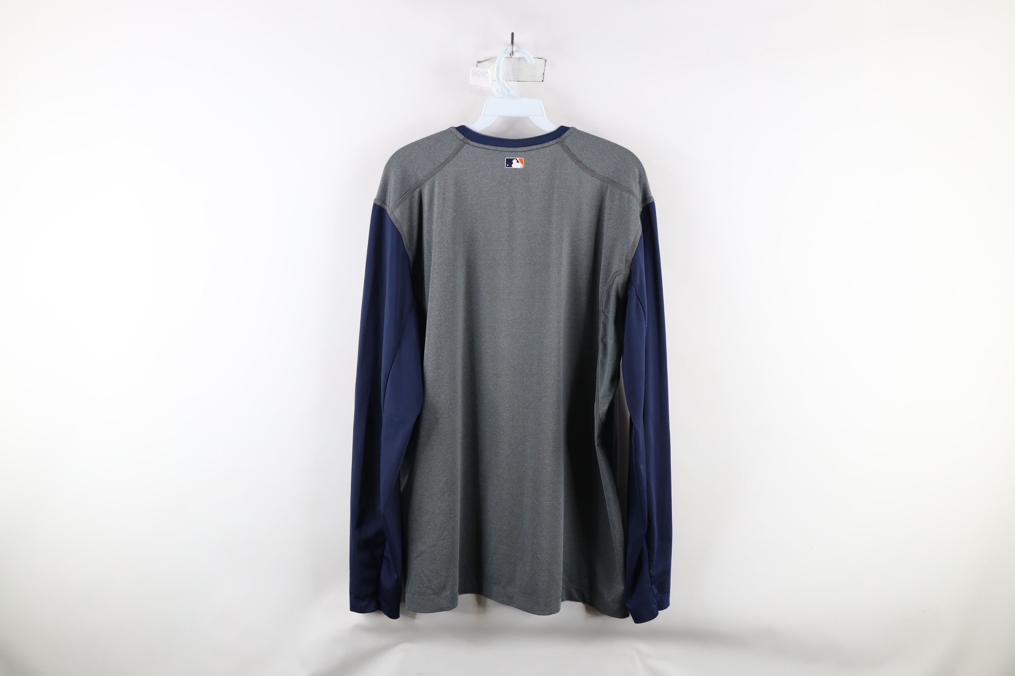 Nike × Vintage Nike Pro Detroit Tigers Baseball Old English D T-Shirt Gray Size US XL / EU 56 / 4 - 11 Thumbnail