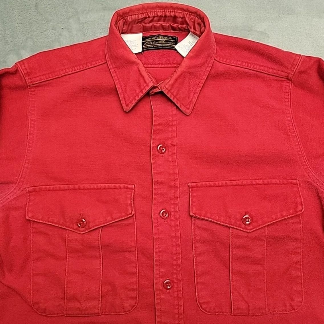 Eddie Bauer Vintage Eddie Bauer Shirt Mens M Red Chamois Outdoor Flannel Made in USA Size US M / EU 48-50 / 2 - 3 Thumbnail