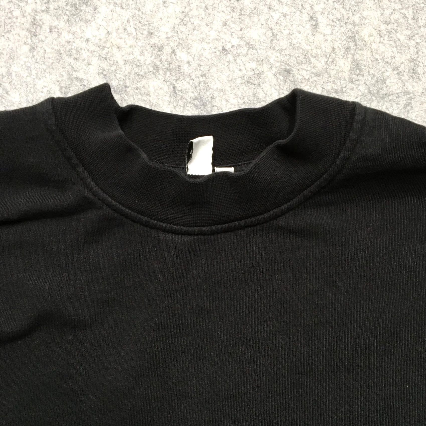 & Other Stories & Other Stories Sweatshirt Womens Large Black Fleece Crewneck Pullover Top Size L / US 10 / IT 46 - 3 Thumbnail