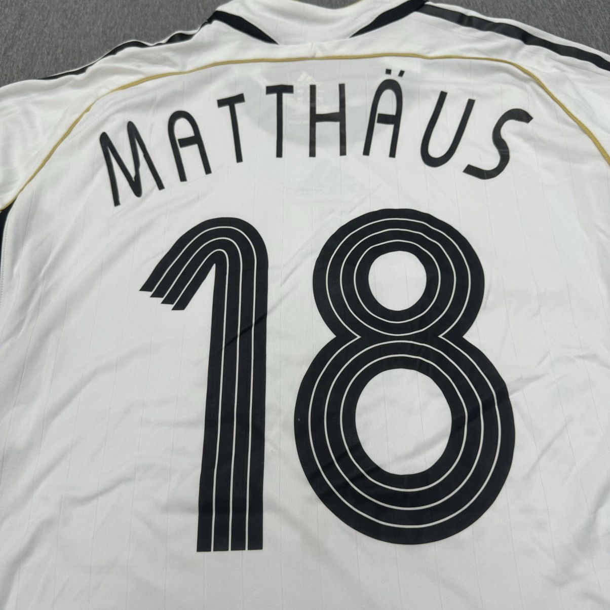 Adidas Germany 2007 special match #18 Matthaus (bnwt) Size US XL / EU 56 / 4 - 6 Thumbnail