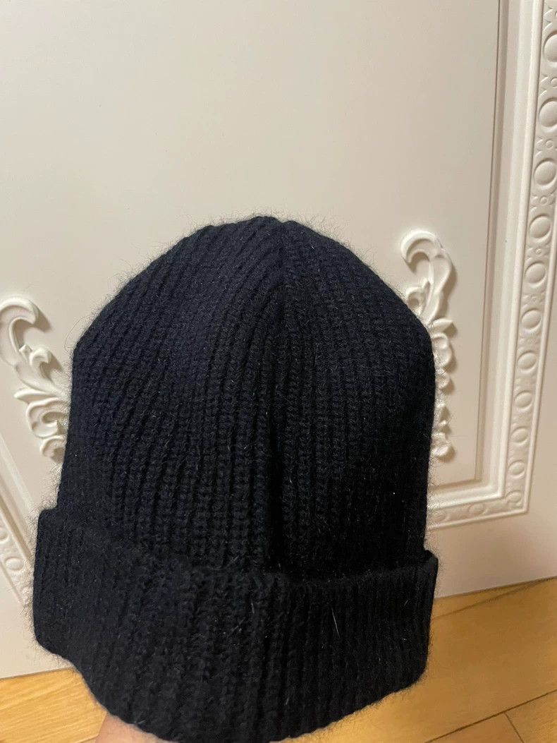 Celine Celine Black Beanie with White Logo Size ONE SIZE - 3 Thumbnail