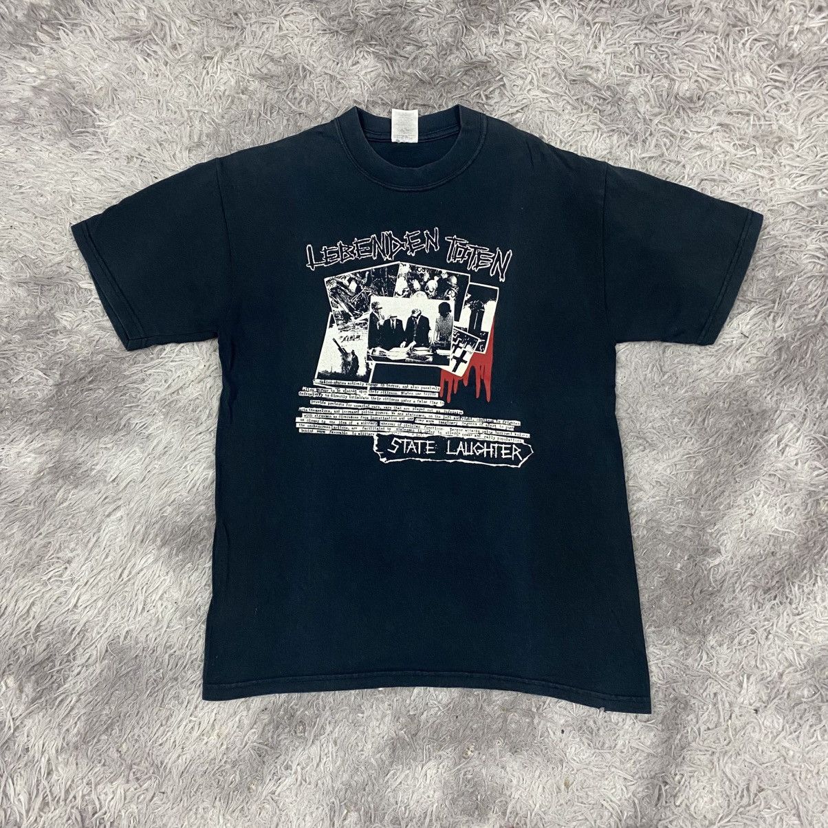 Band Tees × Jerzees × Vintage Vintage Y2K hardcore punk band lebenden toten Size US M / EU 48-50 / 2 - 1 Thumbnail