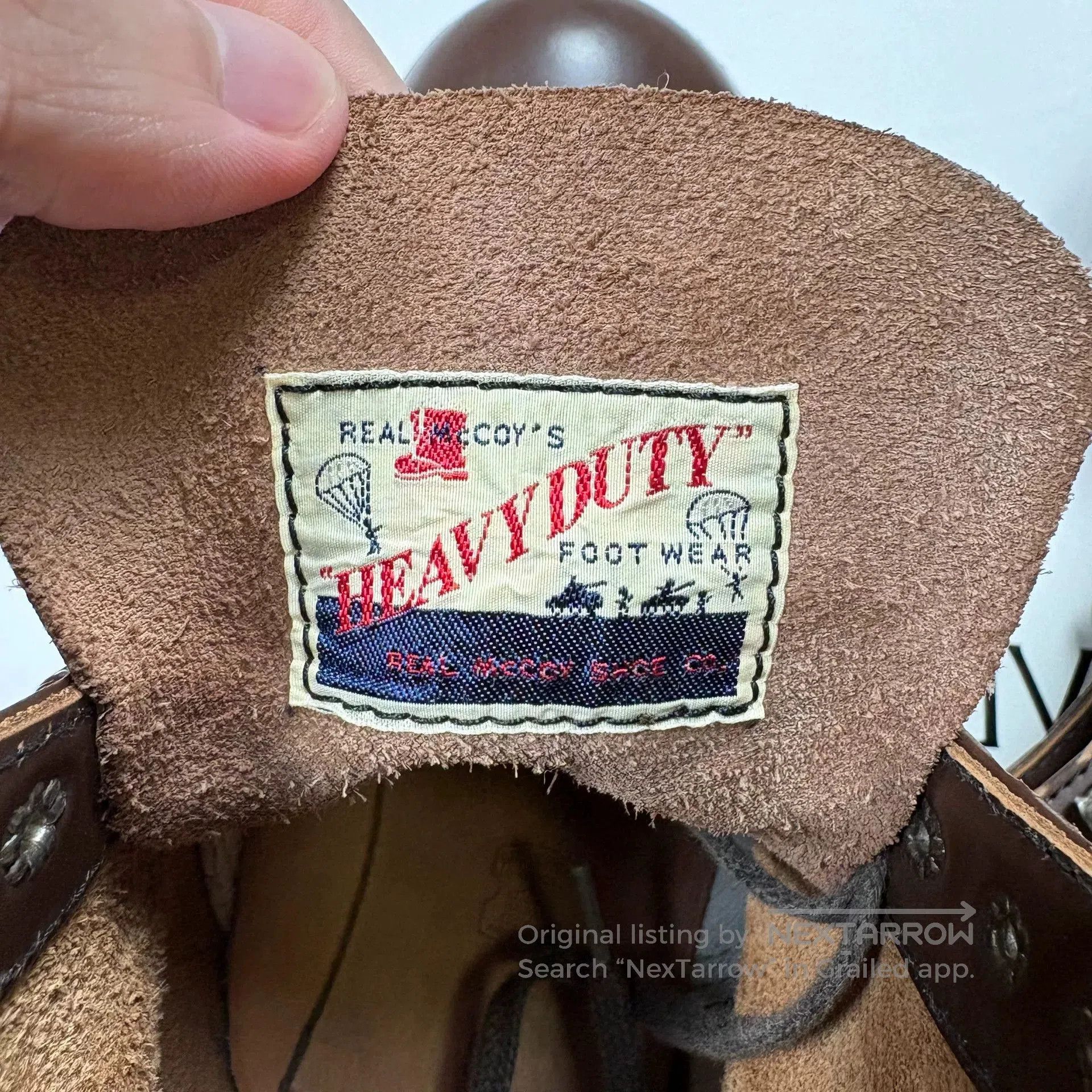 The Real McCoy's Real McCoy Horsehide Work Boots. Size US 9.5 / EU 42-43 - 6 Thumbnail