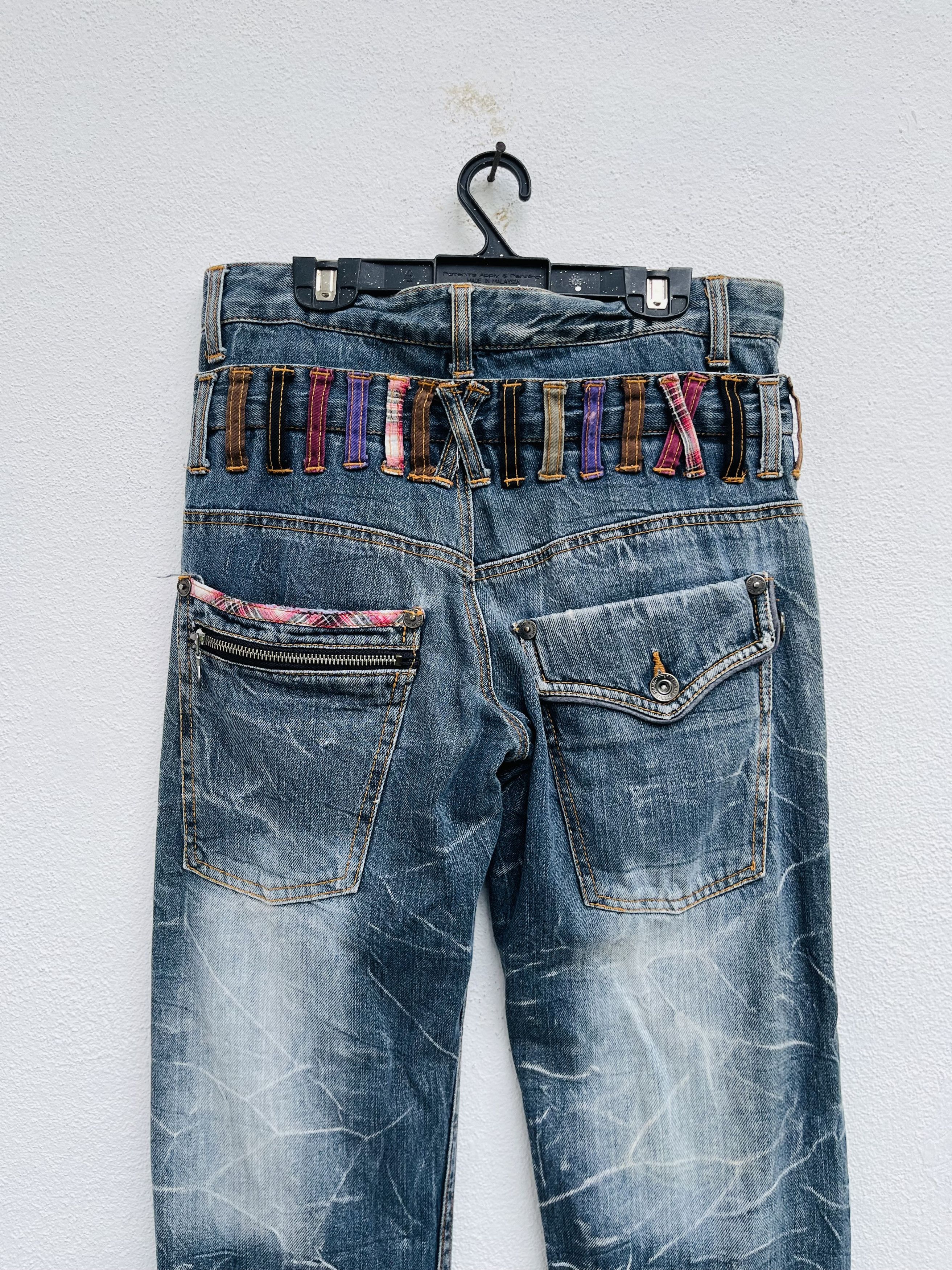 Japanese Brand × Vintage Vintage Nylaus Jeans Japanese Distressed Fashion Style Size US 29 - 8 Thumbnail