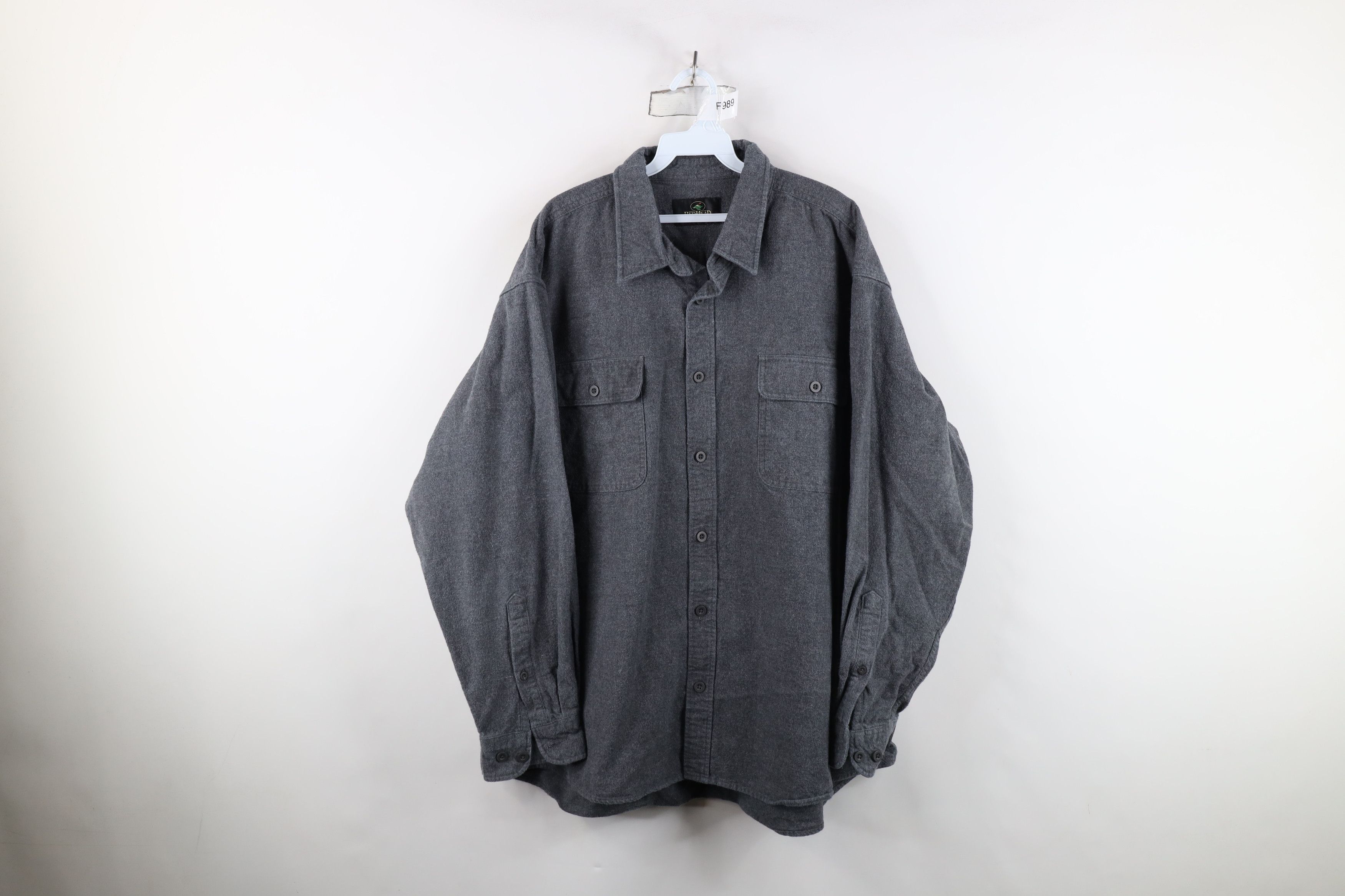 Vintage Vintage 90s Streetwear Heavyweight Cloth Button Shirt Size US XXL / EU 58 / 5 - 1 Thumbnail