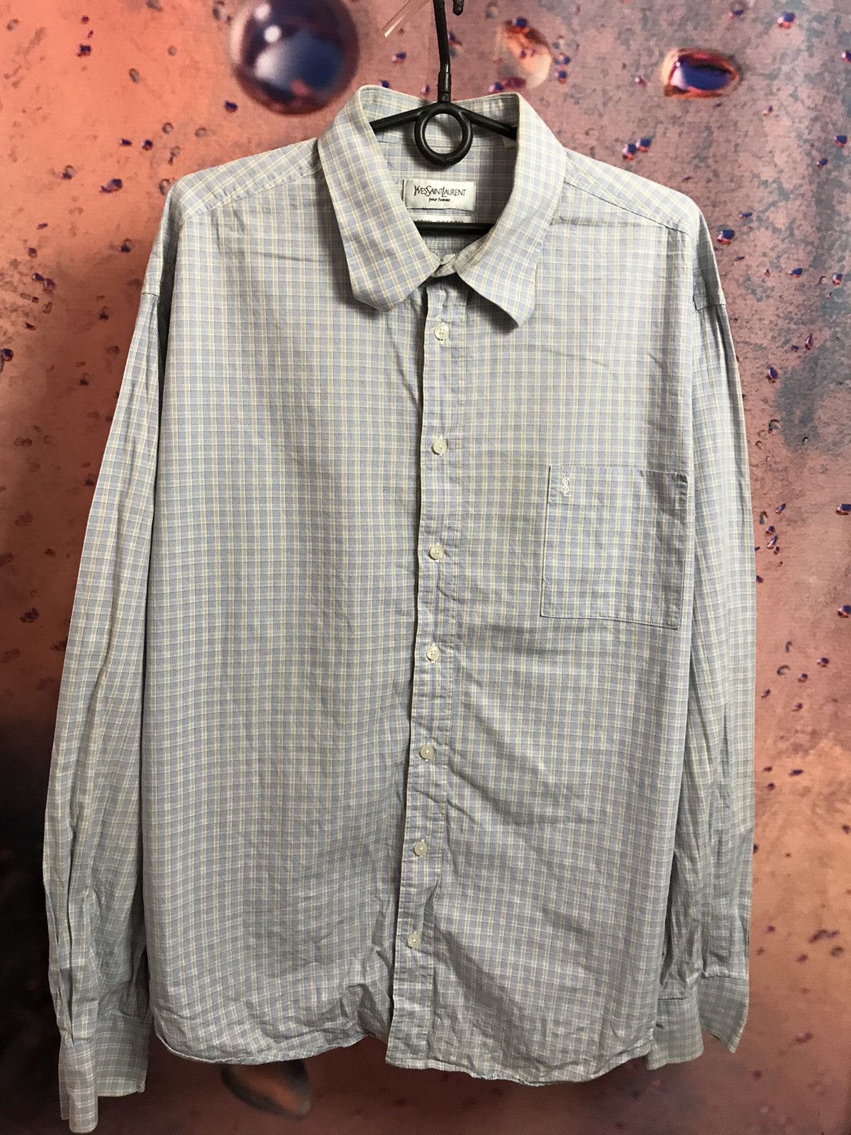 Yves Saint Laurent Vintage YSL Yves Saint Laurent luxury shirt Size US XXL / EU 58 / 5 - 2 Thumbnail