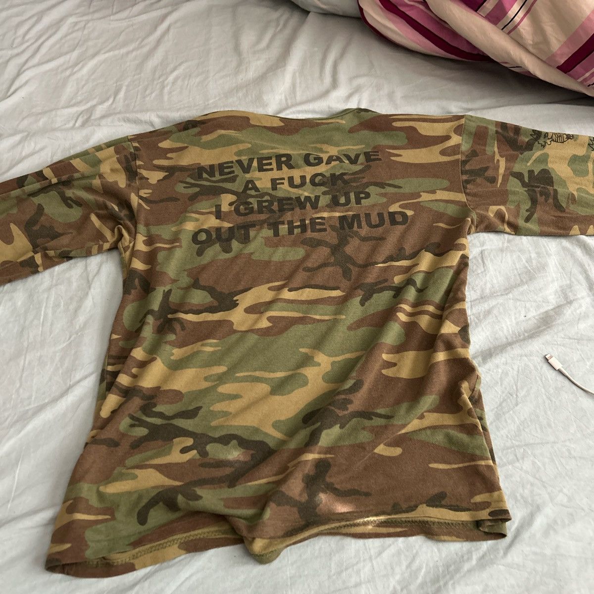 G59 Records CRAZY RARE G59 Fuck The Industry Camo Longsleeve 2017 Size US L / EU 52-54 / 3 - 2 Thumbnail