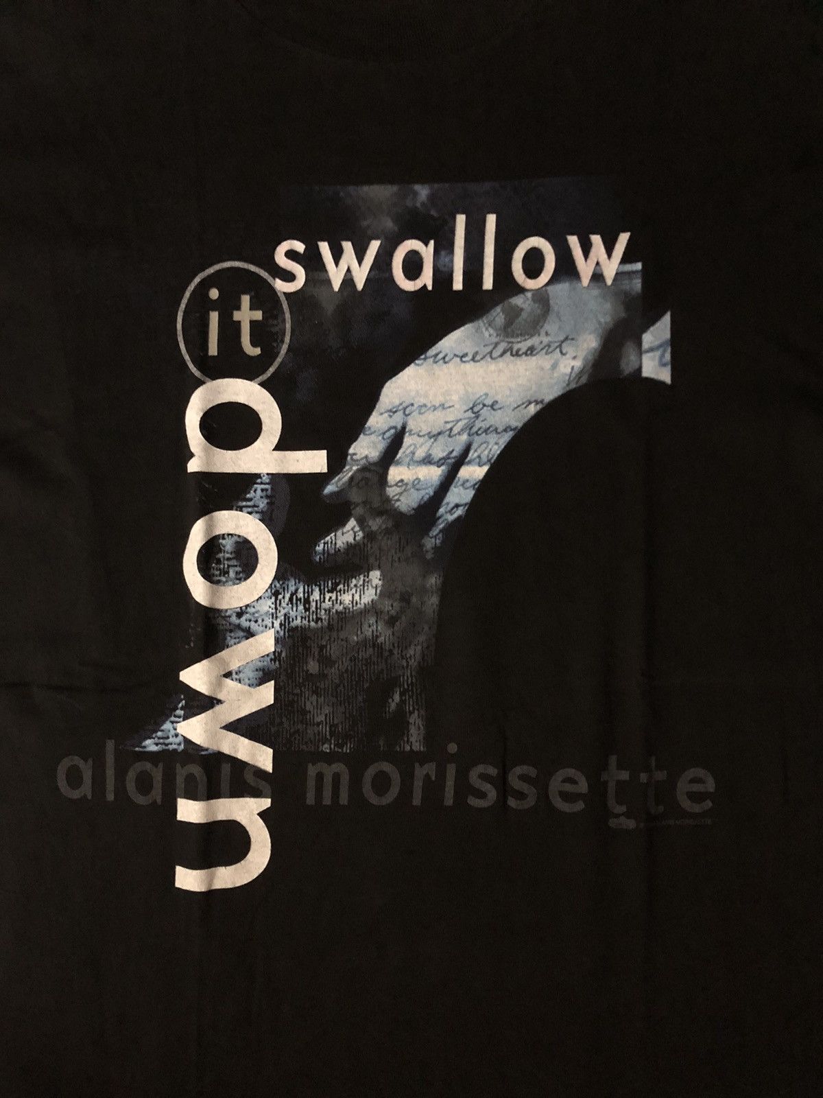 Band Tees × Vintage Vintage 1996 Alanis Morissette Can't Not Tour Shirt Size US L / EU 52-54 / 3 - 4 Thumbnail