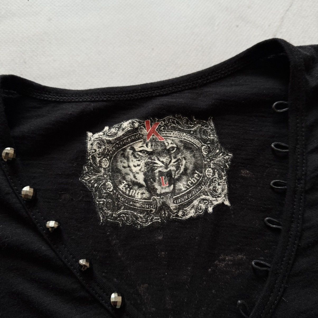 Hysteric Glamour Y2K King Rebel Hysteric Glamour Style T Shirt Ed Hardy Vibe Size US L / EU 52-54 / 3 - 6 Thumbnail