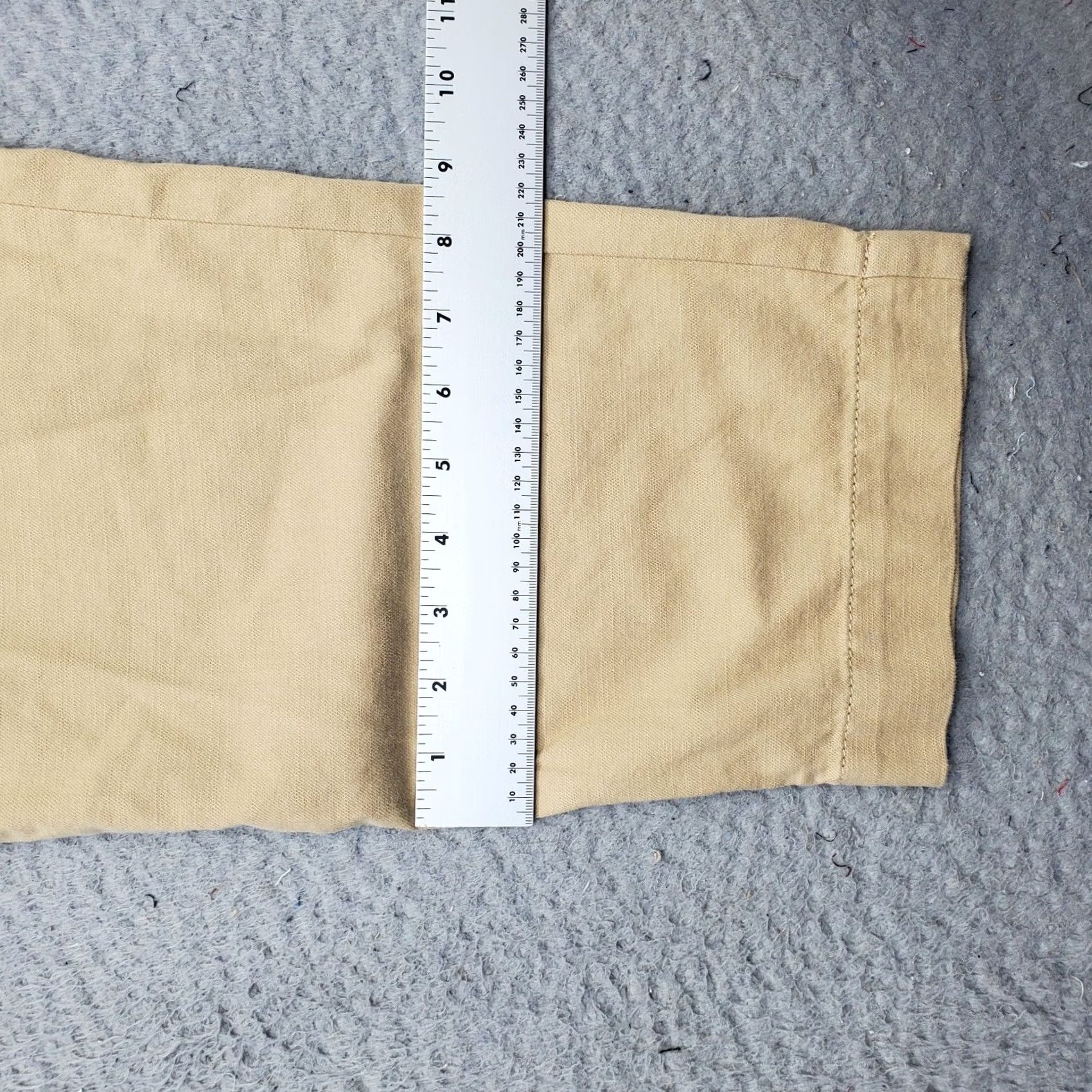 Talbots Talbots Cargo Pants Womens 8 Tan Straight Fit Utility Pocket Elastic Waistband Size 30" / US 8 / IT 44 - 5 Thumbnail