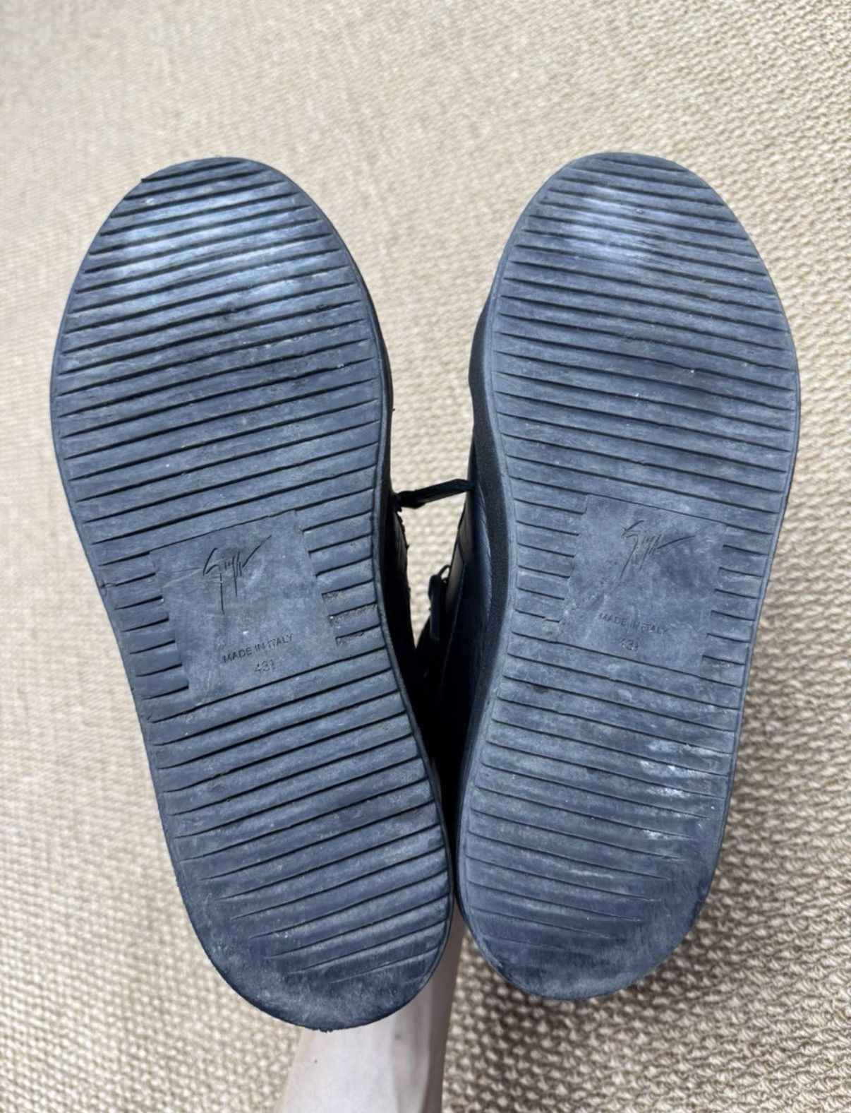 Giuseppe Zanotti Giuseppe Zanotti All Black Leather Dark Warrior K37 Size US 9.5 / EU 42-43 - 6 Thumbnail