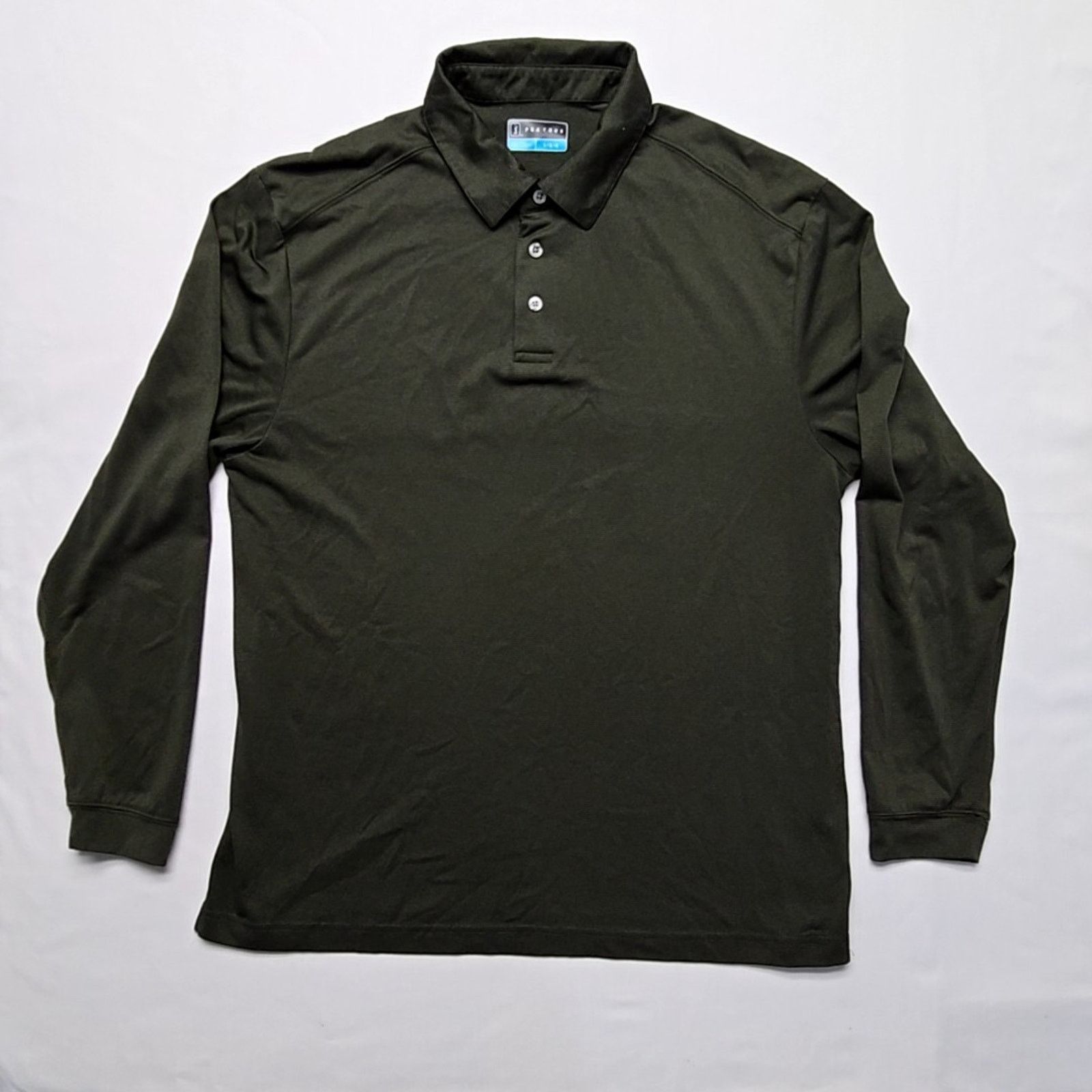 PGA Tour PGA Tour Shirt Long Sleeve Polo Striped Mens Large Golf Top Size US L / EU 52-54 / 3 - 1 Thumbnail
