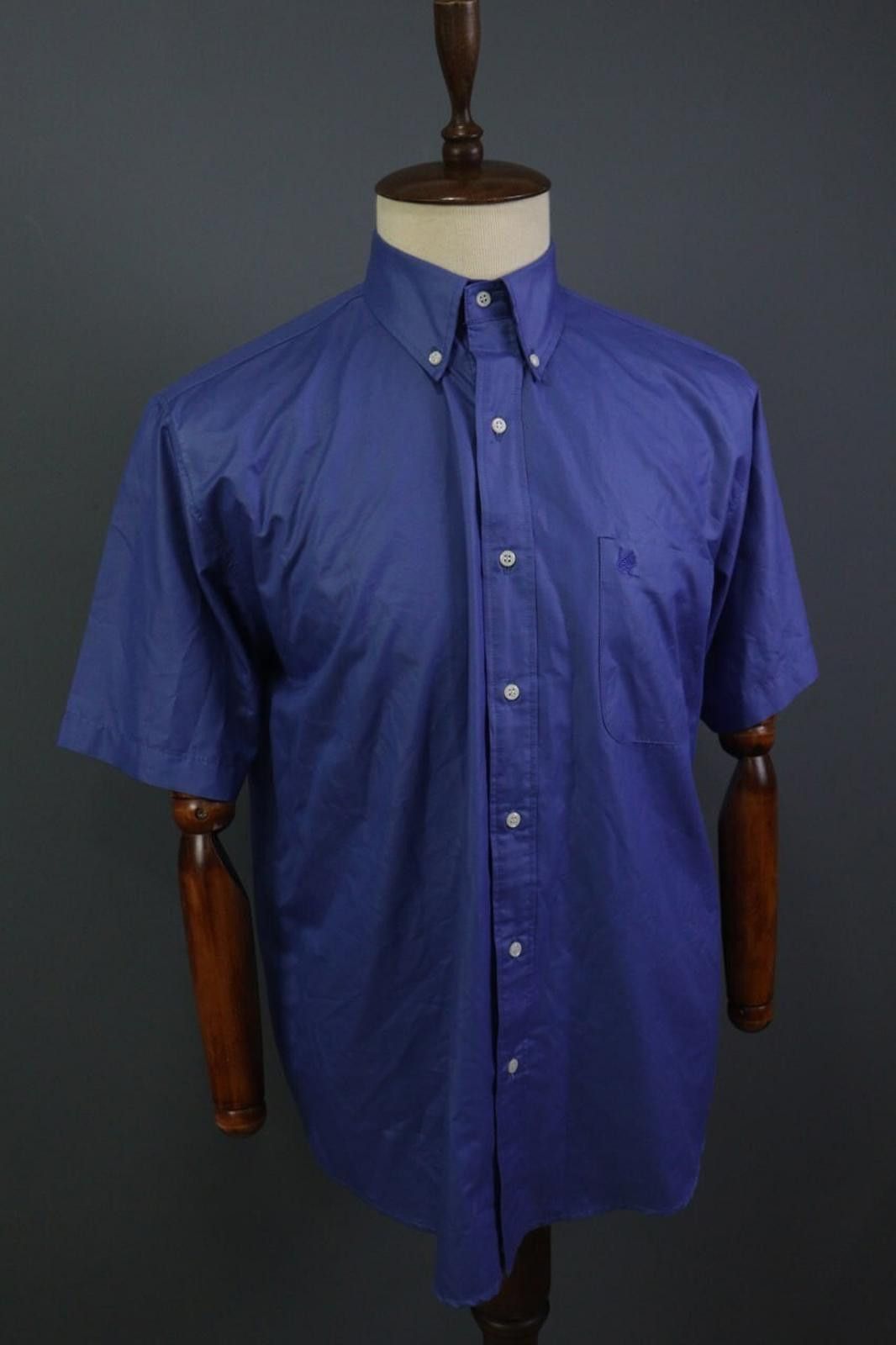 Kenzo Kenzo Blue Collared Chest Pocket Button Down Shirt Size L Size US L / EU 52-54 / 3 - 8 Thumbnail