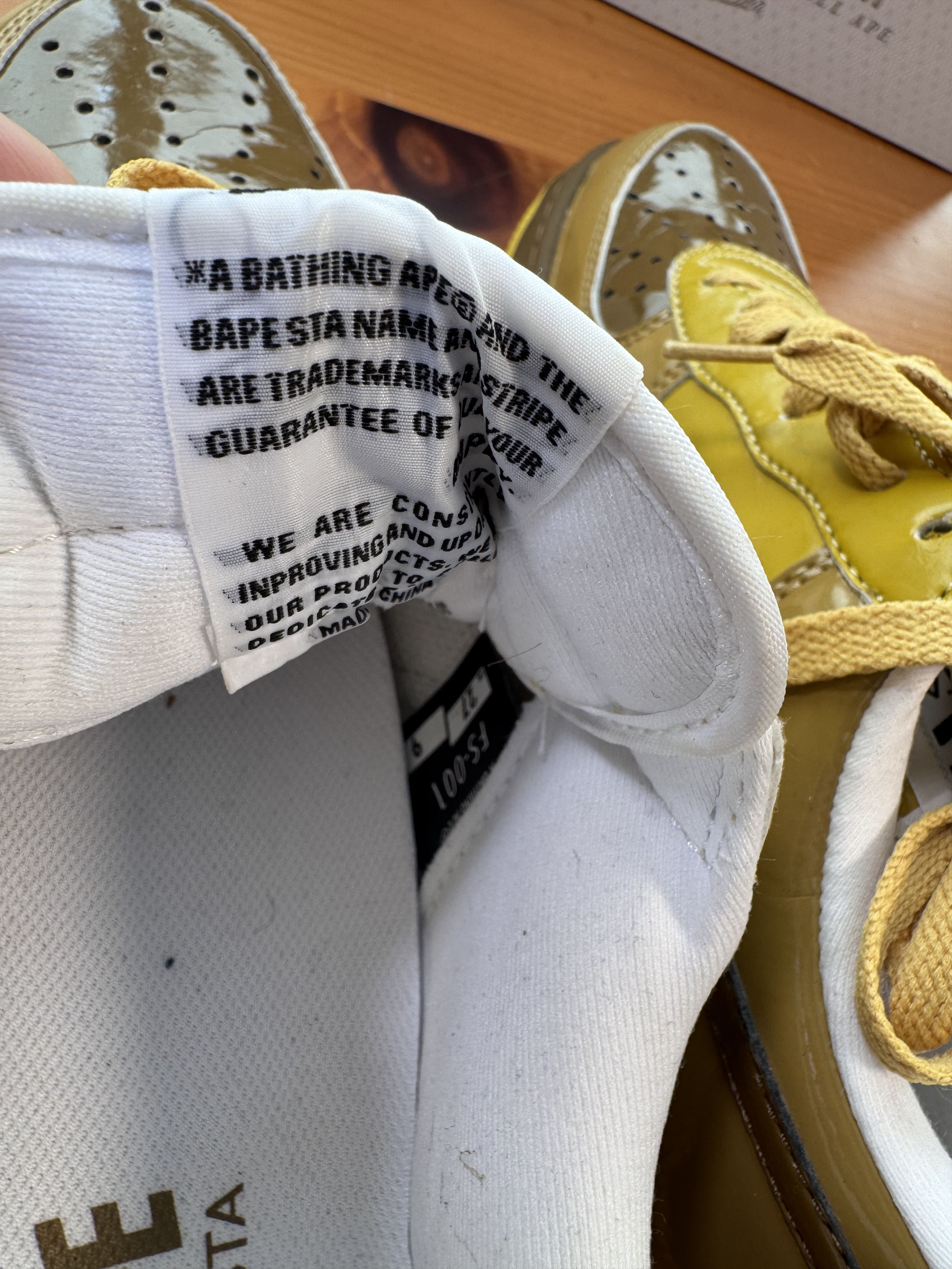 Bape Bape Gold Card Member FS 2008 Size US 9 / EU 42 - 11 Thumbnail