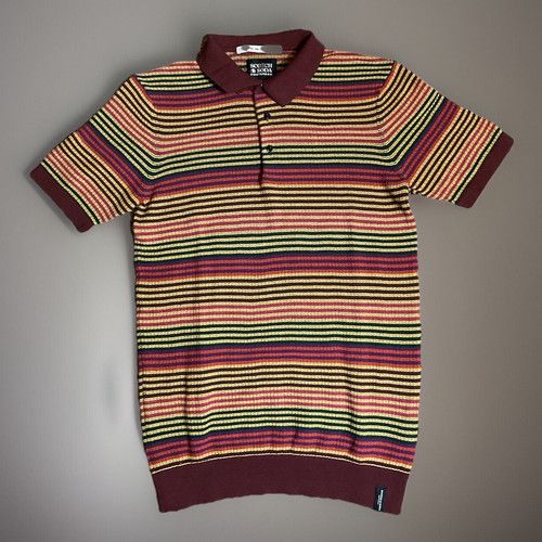Designer × Scotch & Soda × Vintage Scotch & Soda Structured Knit Organic Cotton Polo Mens Small Size US S / EU 44-46 / 1 - 1 Thumbnail