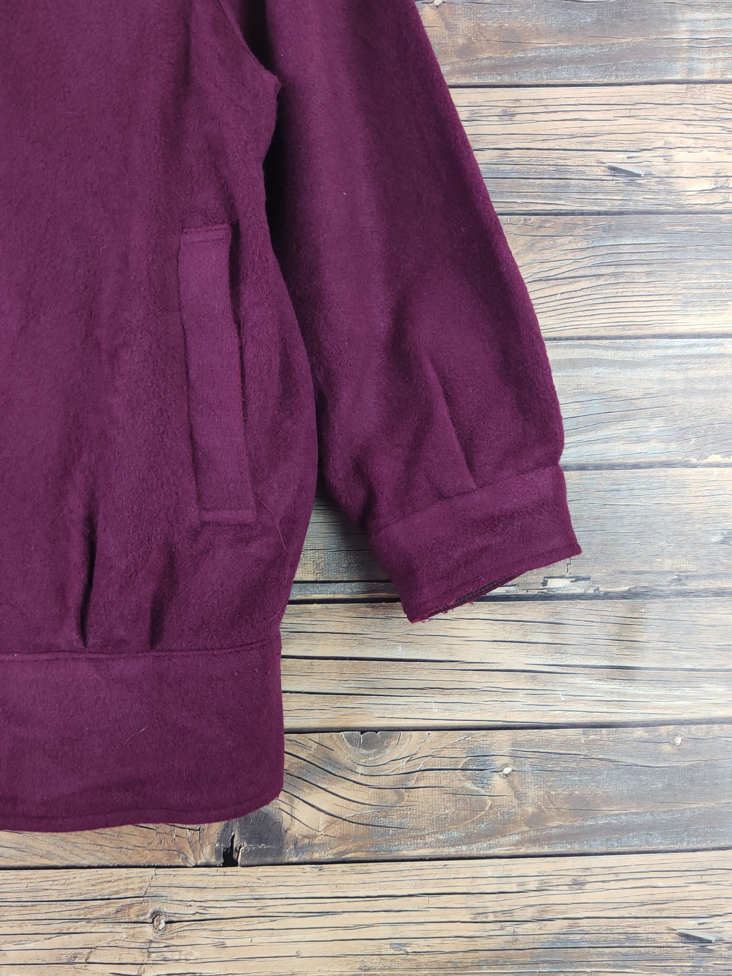 Japanese Brand × Vintage Vintage Elegant Purple Wool Jackets Size L / US 10 / IT 46 - 6 Thumbnail