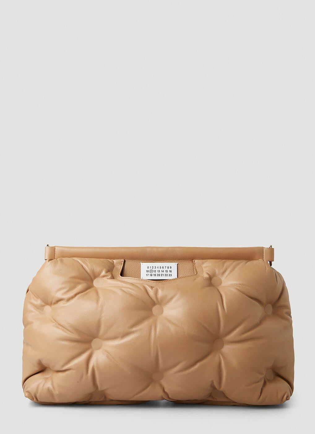 Maison Margiela o1w1db10525 Size: OS / Glam Slam Large Clutch Bag in Beige Size ONE SIZE - 1 Thumbnail