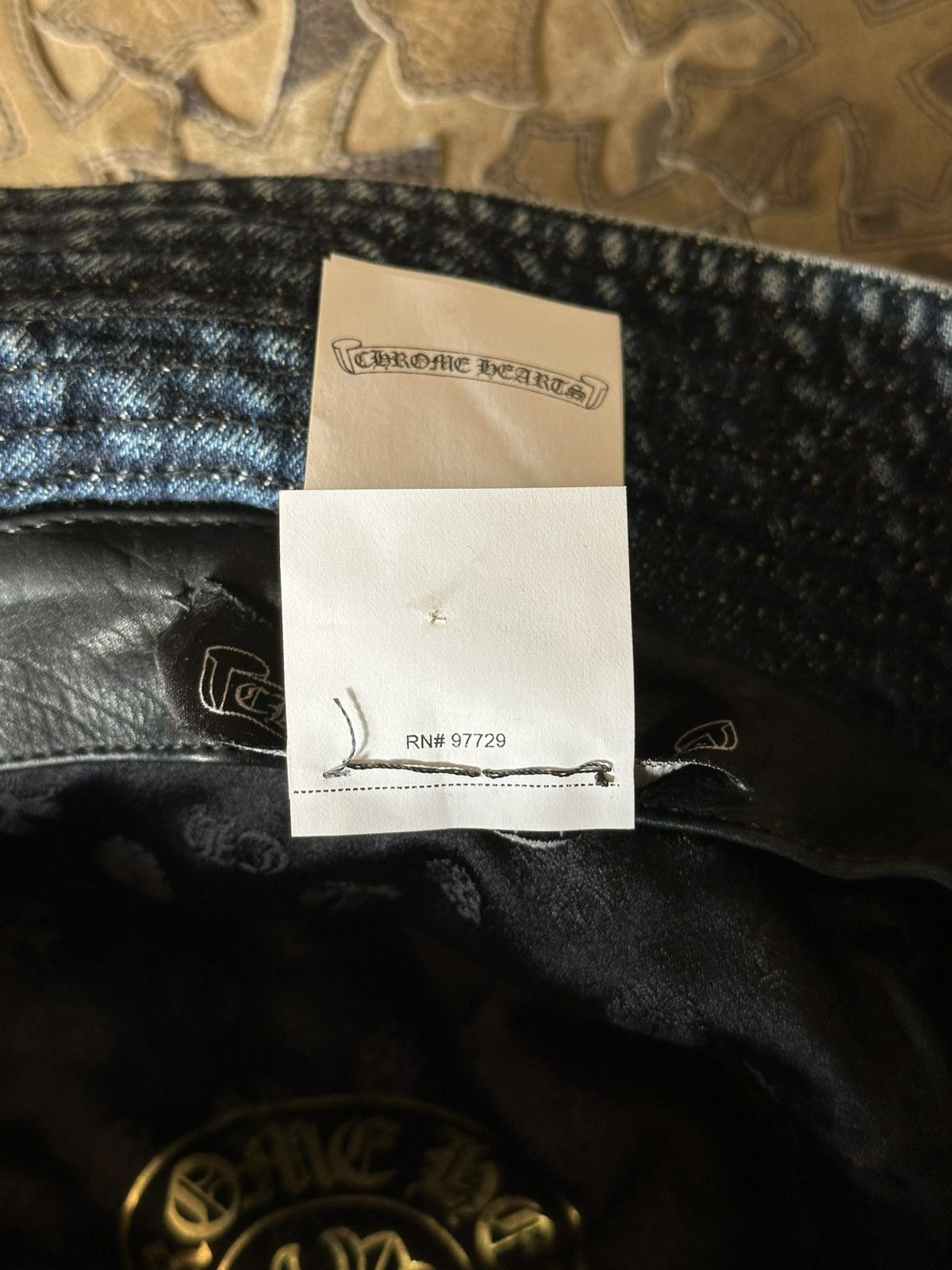 Chrome Hearts CHROME HEARTS DENIM PATCH BUCKET HAT Size ONE SIZE - 8 Thumbnail
