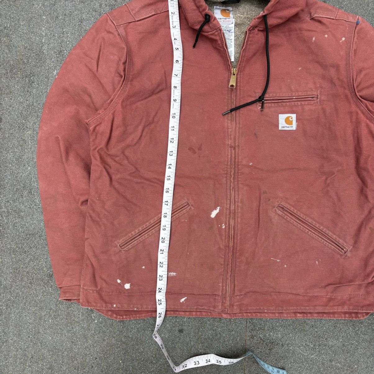 Carhartt × Vintage Vintage Carhartt Sherpa lined hooded Jacket WJ141 VRS Size US M / EU 48-50 / 2 - 7 Thumbnail
