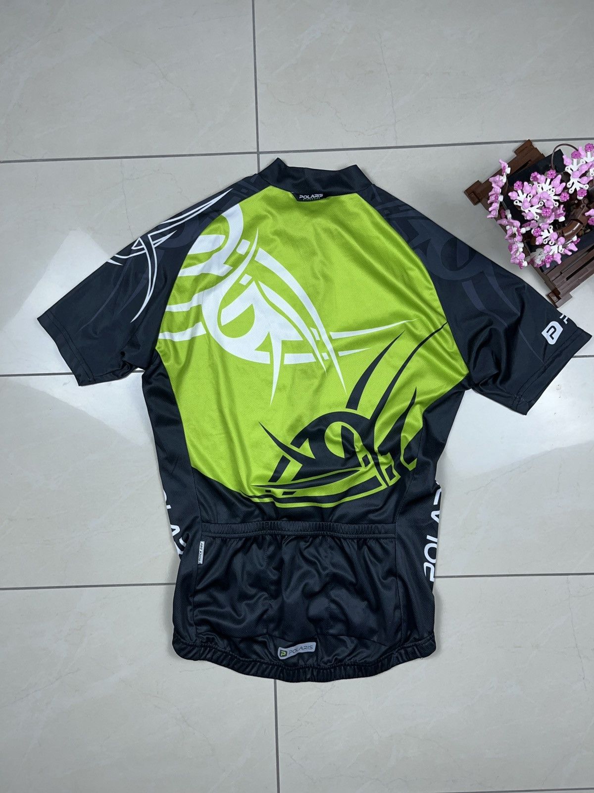 Japanese Brand × Vintage ➕ vintage tribal avant garde cycling jersey y2k rave style Size US M / EU 48-50 / 2 - 2 Thumbnail