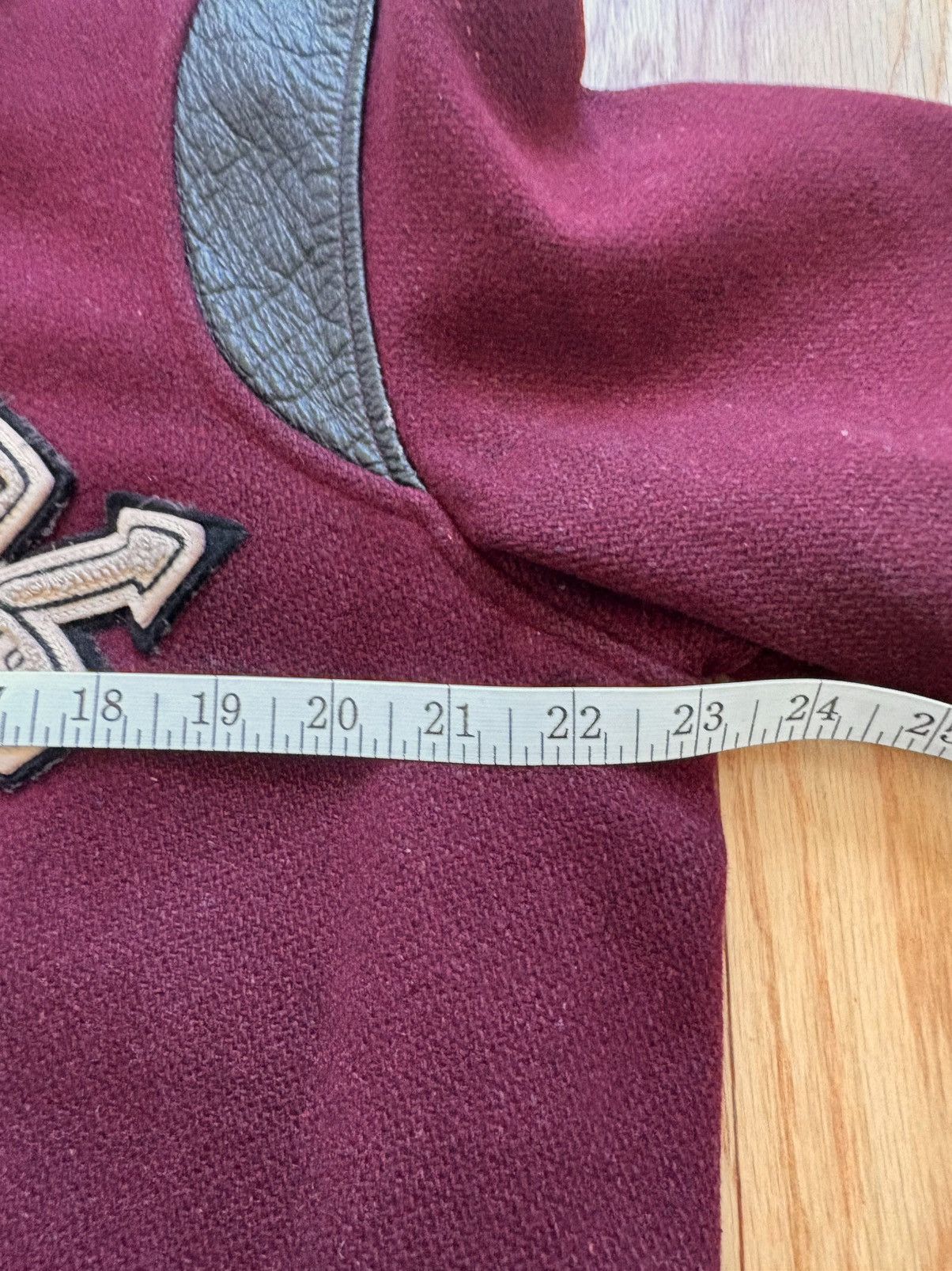 Vintage Vintage 1960’s Distressed High School Varsity Jacket Red L Size US L / EU 52-54 / 3 - 20 Thumbnail
