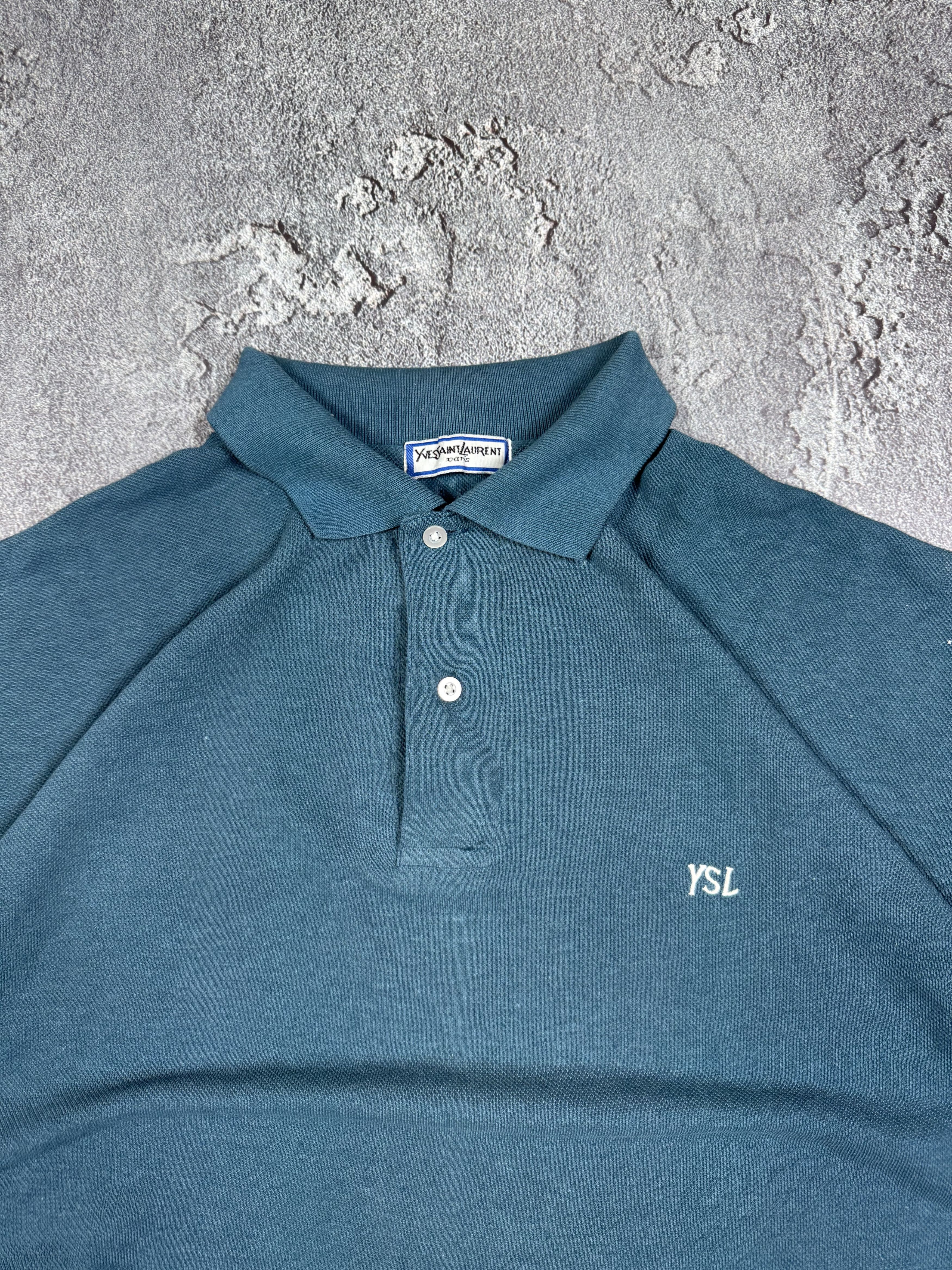 Yves Saint Laurent Yves Saint Laurent Polo T-Shirt Tee Size XL 2000s Luxury Size US XL / EU 56 / 4 - 3 Thumbnail