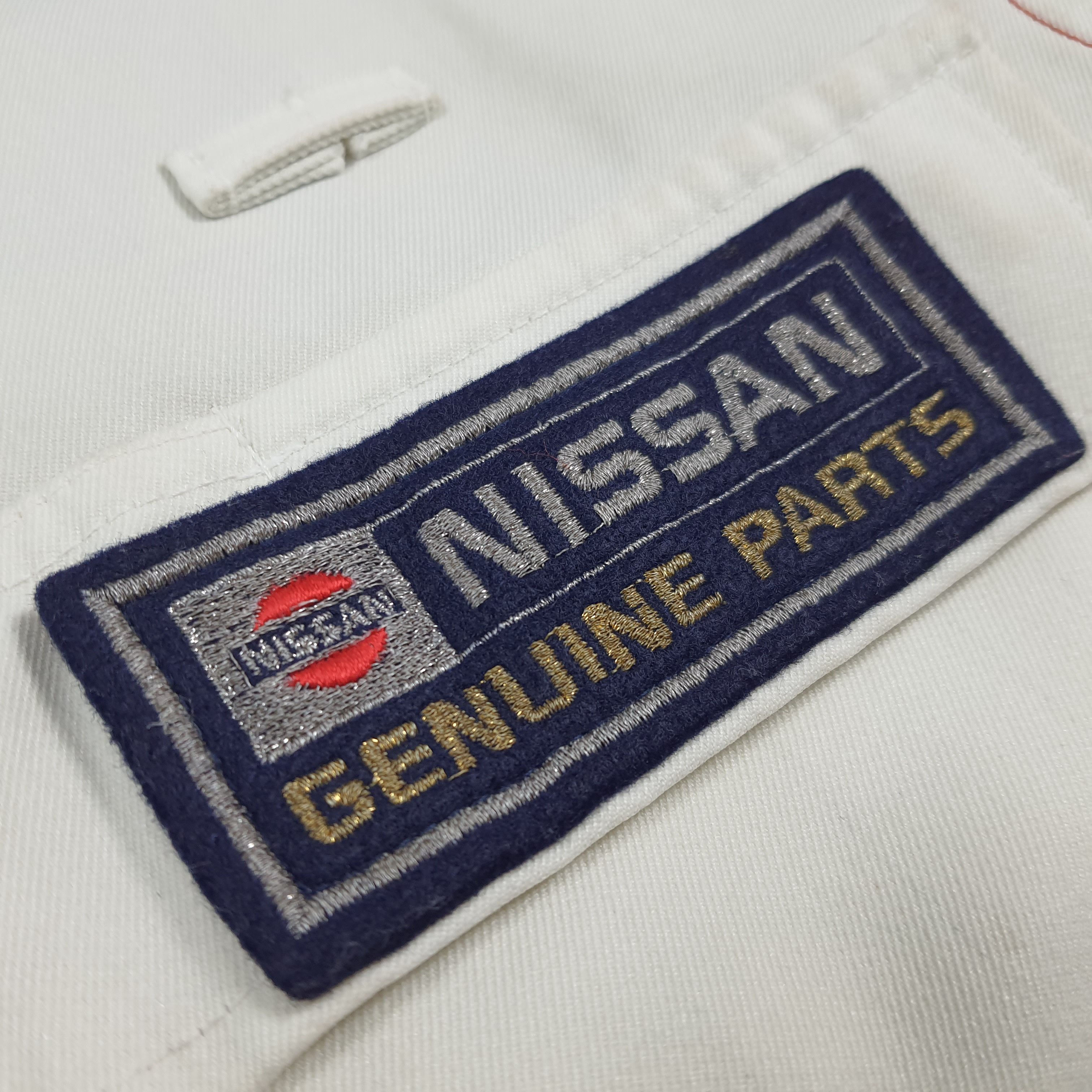 Japanese Brand Vintage NISSAN Mechanics Jacket JDM Patches Workwear C293N7 Size US M / EU 48-50 / 2 - 4 Thumbnail
