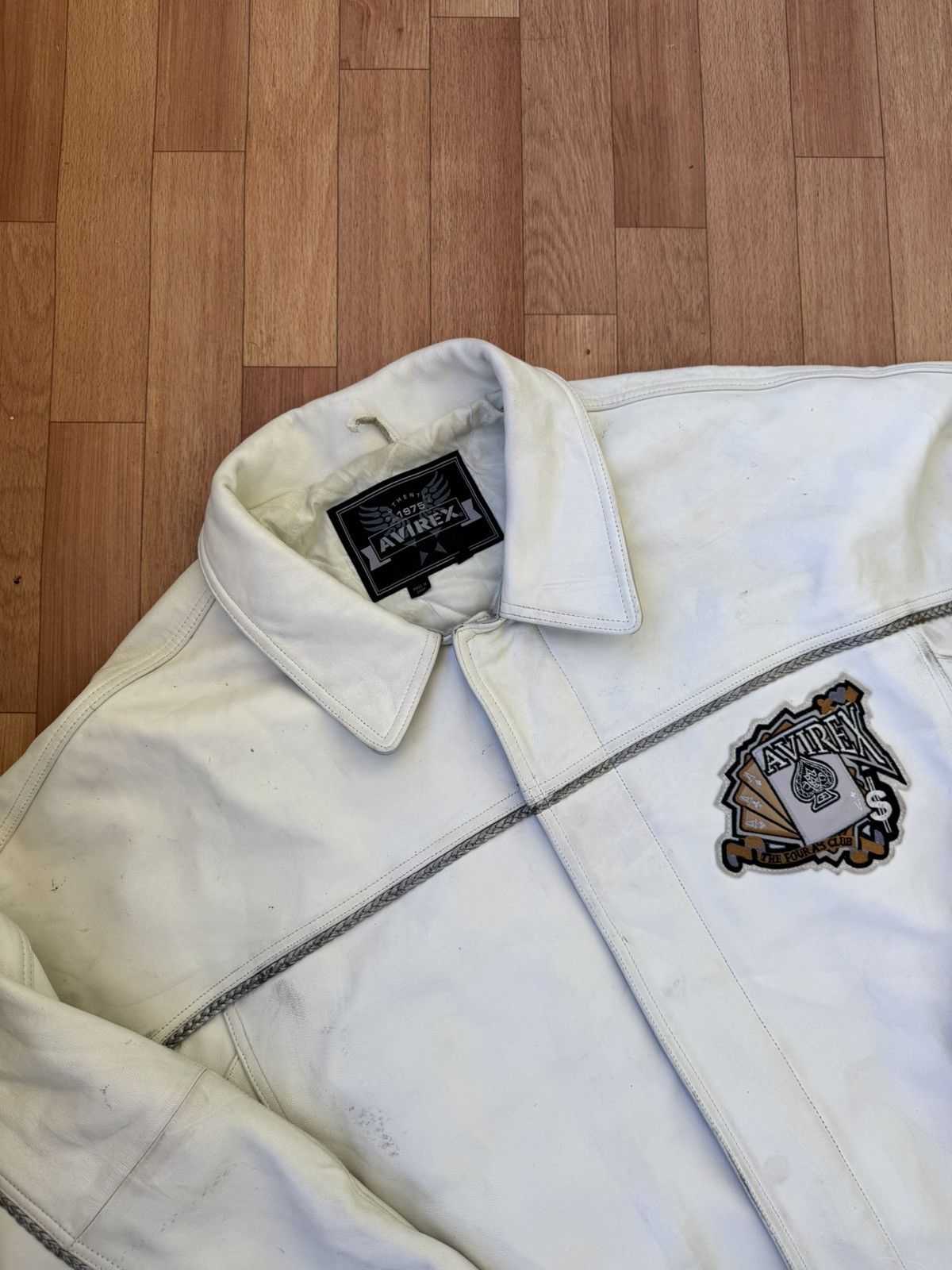 Avirex 🔥90's Avirex King Casino leather jacket Size US XXL / EU 58 / 5 - 8 Thumbnail