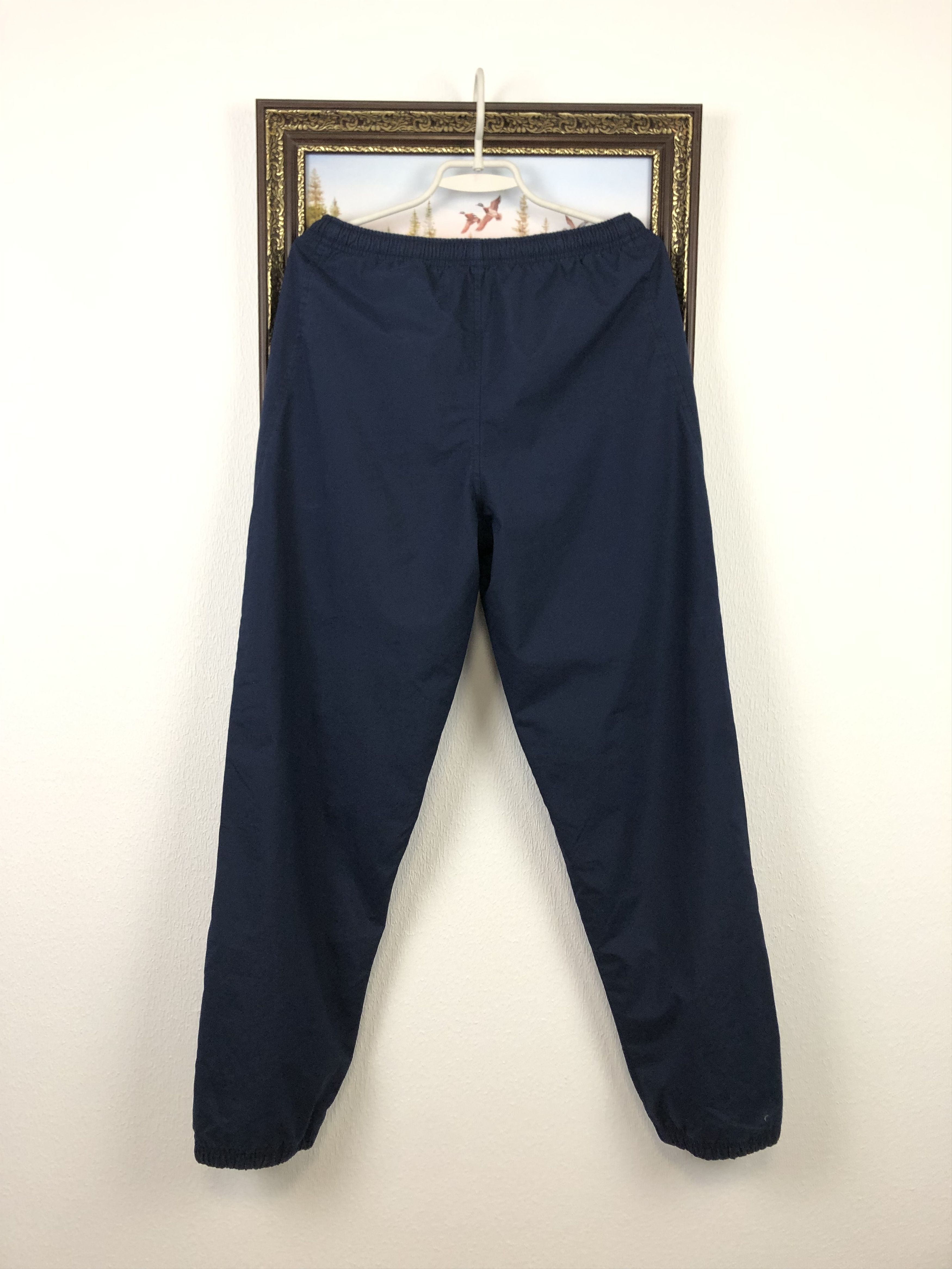 Nike Vintage Nike Blue Track Pants Swoosh Sweatpants Rare Hype Size US 32 / EU 48 - 16 Thumbnail